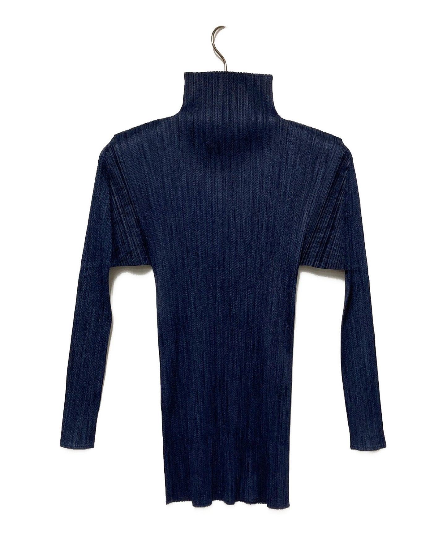 [Pre-owned] PLEATS PLEASE High Neck Pleated Long Sleeve Cut and Sewn PP04-JK204