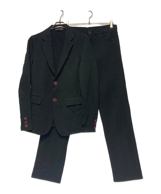 [Pre-owned] COMME des GARCONS HOMME PLUS 13SS Tire Button Poly-Shrunk Tailored Setup / Poor king