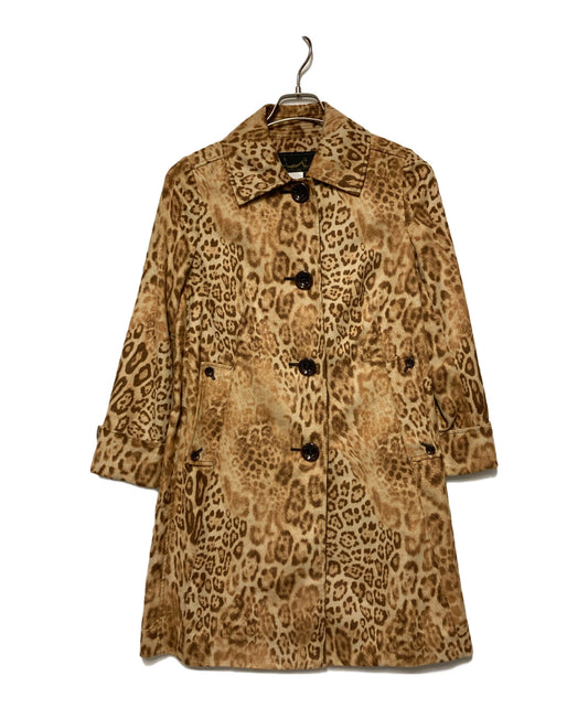 [Pre-owned] Hysteric Glamour Leopard Stencil Collar Coat