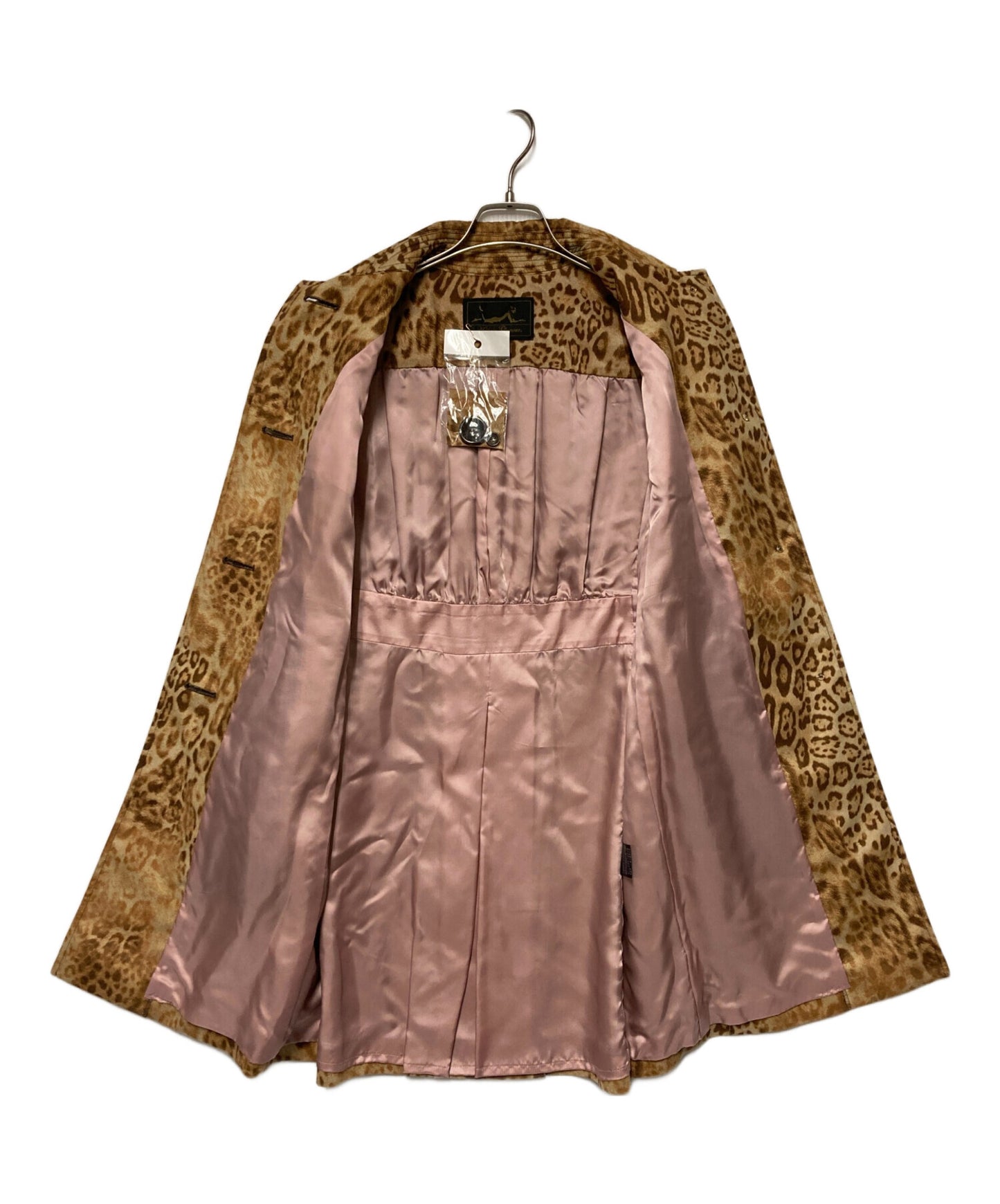 [Pre-owned] Hysteric Glamour Leopard Stencil Collar Coat