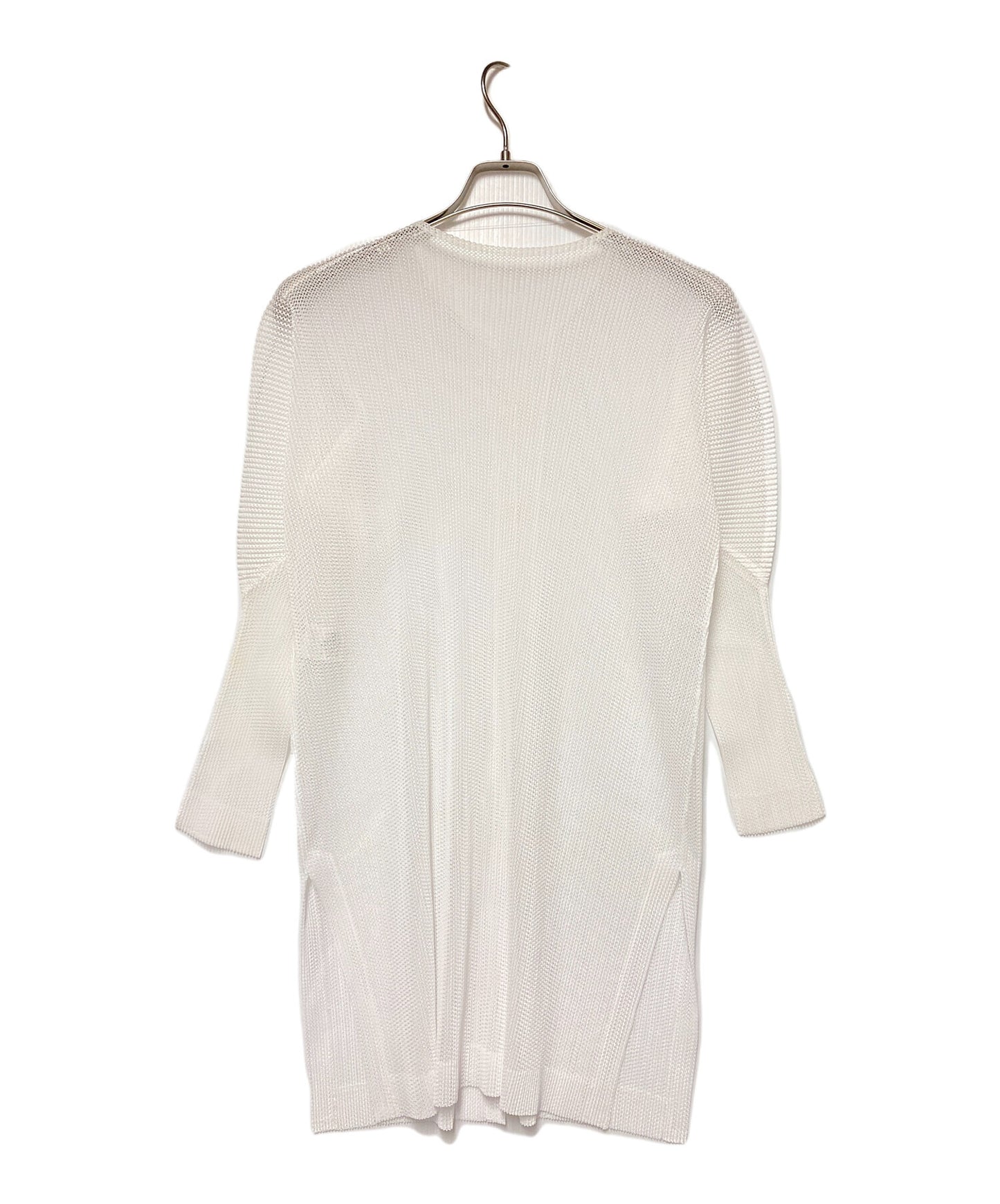 [Pre-owned] PLEATS PLEASE Long Mesh Cardigan PP61-F0253