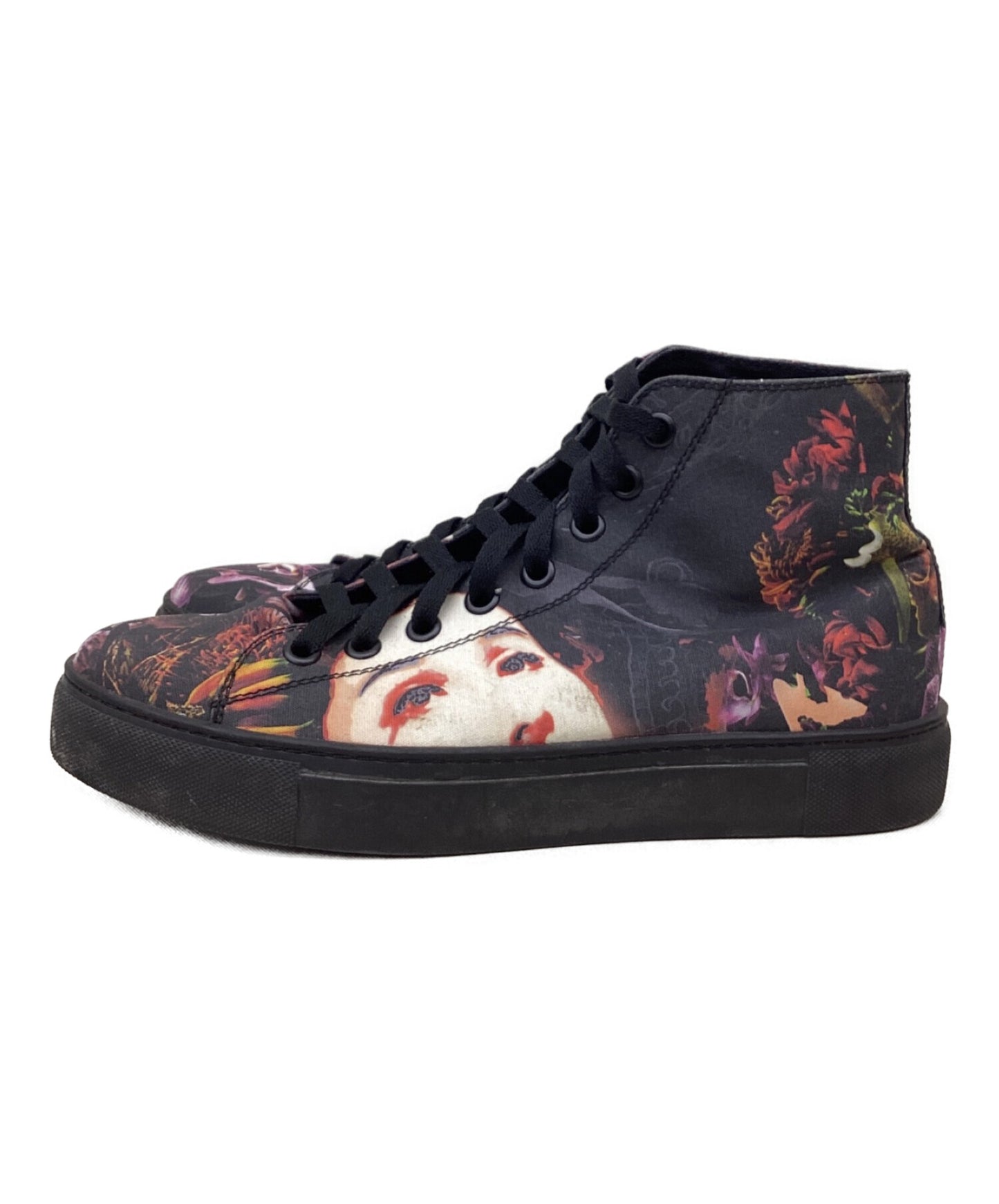 [Pre-owned] YOHJI YAMAMOTO Printed High Ket Sneakers