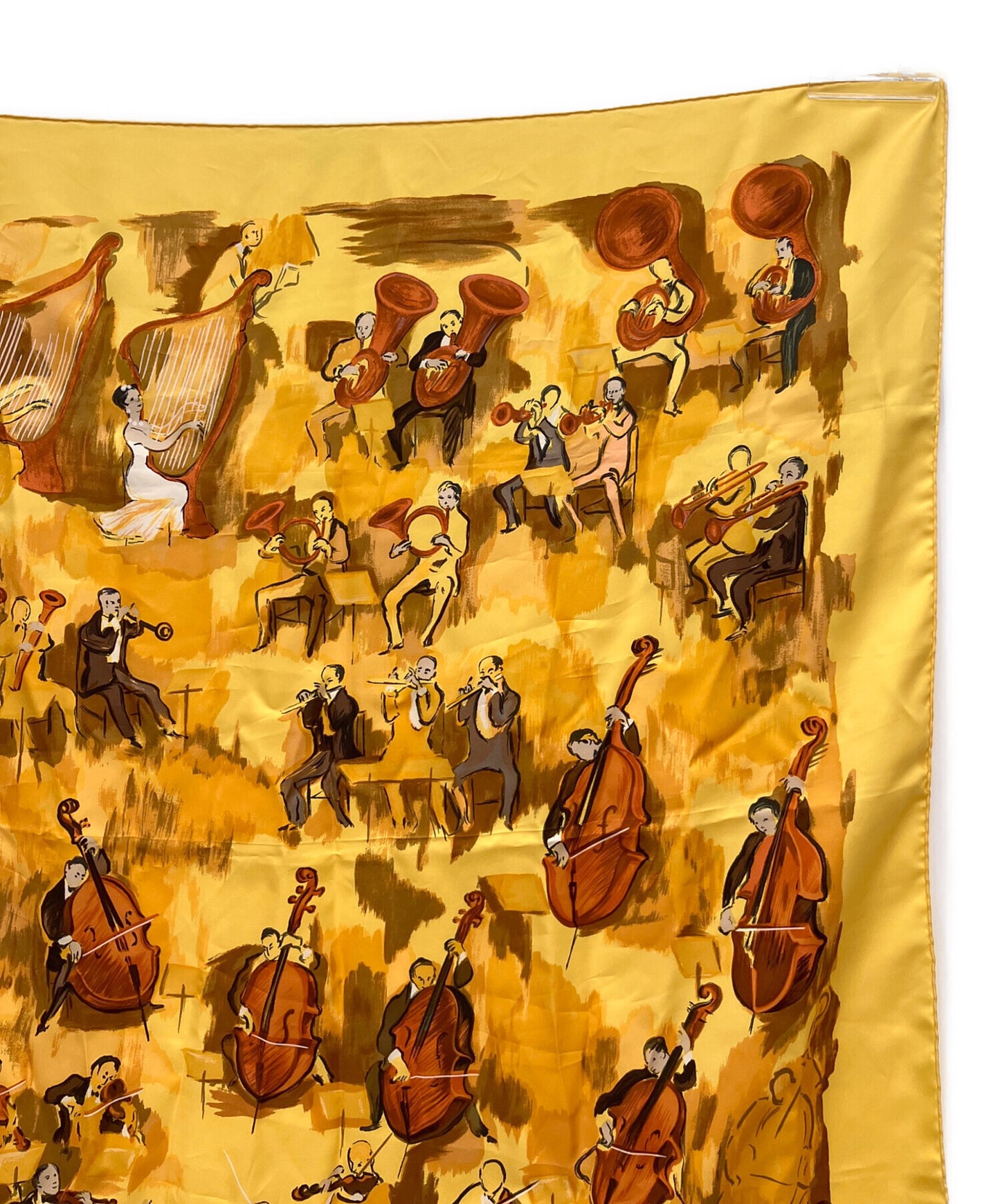 [Pre-owned] HERMES Silk scarf CONCERTO Carre 90