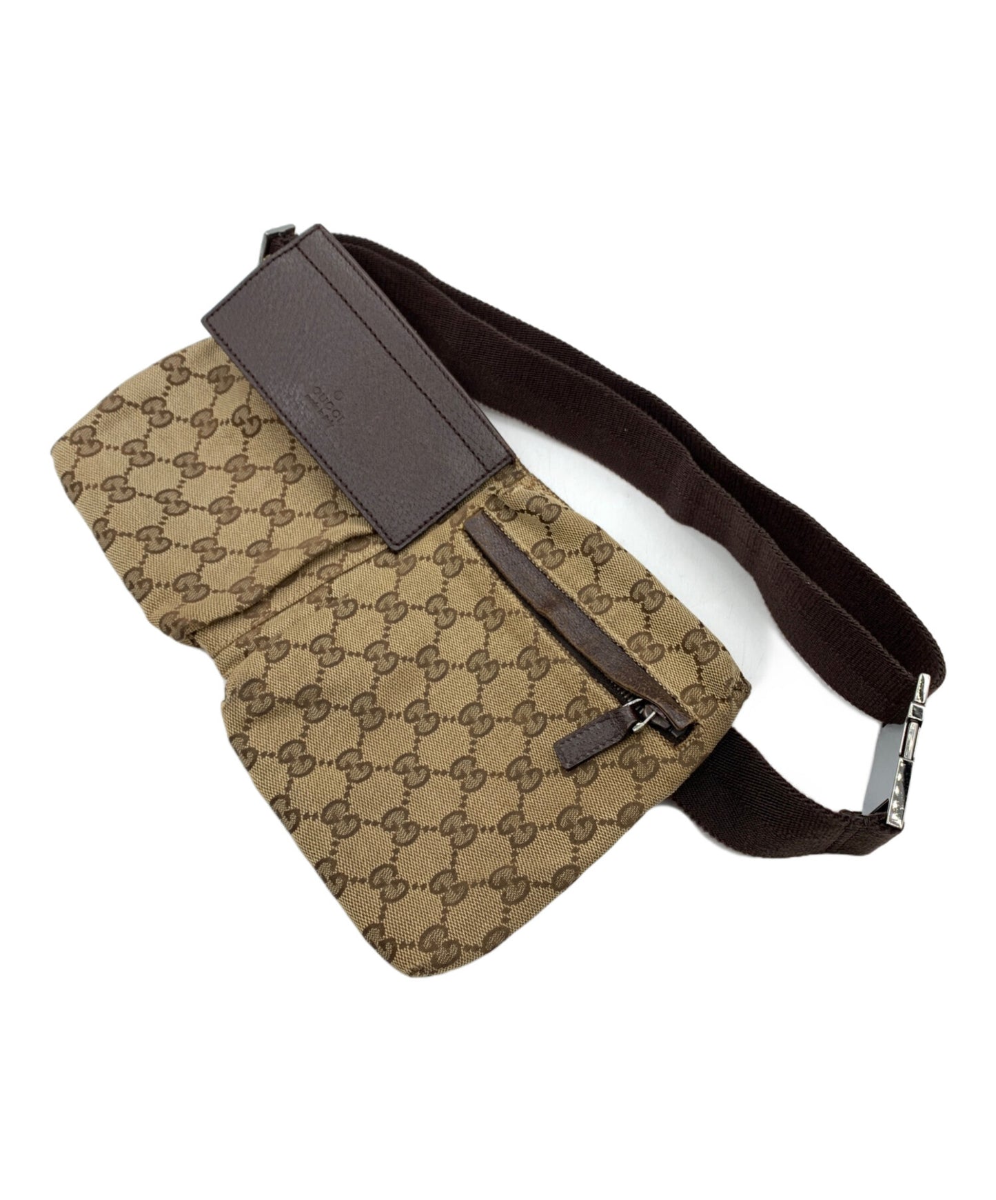 [Pre-owned] GUCCI Waist Pouch GG 28566