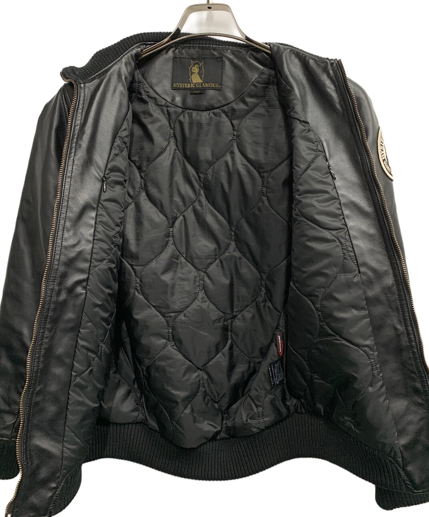 [Pre-owned] Hysteric Glamour PrimaLoft Newly Raised Twill Zip-Up Rib Blouson 0224AB04