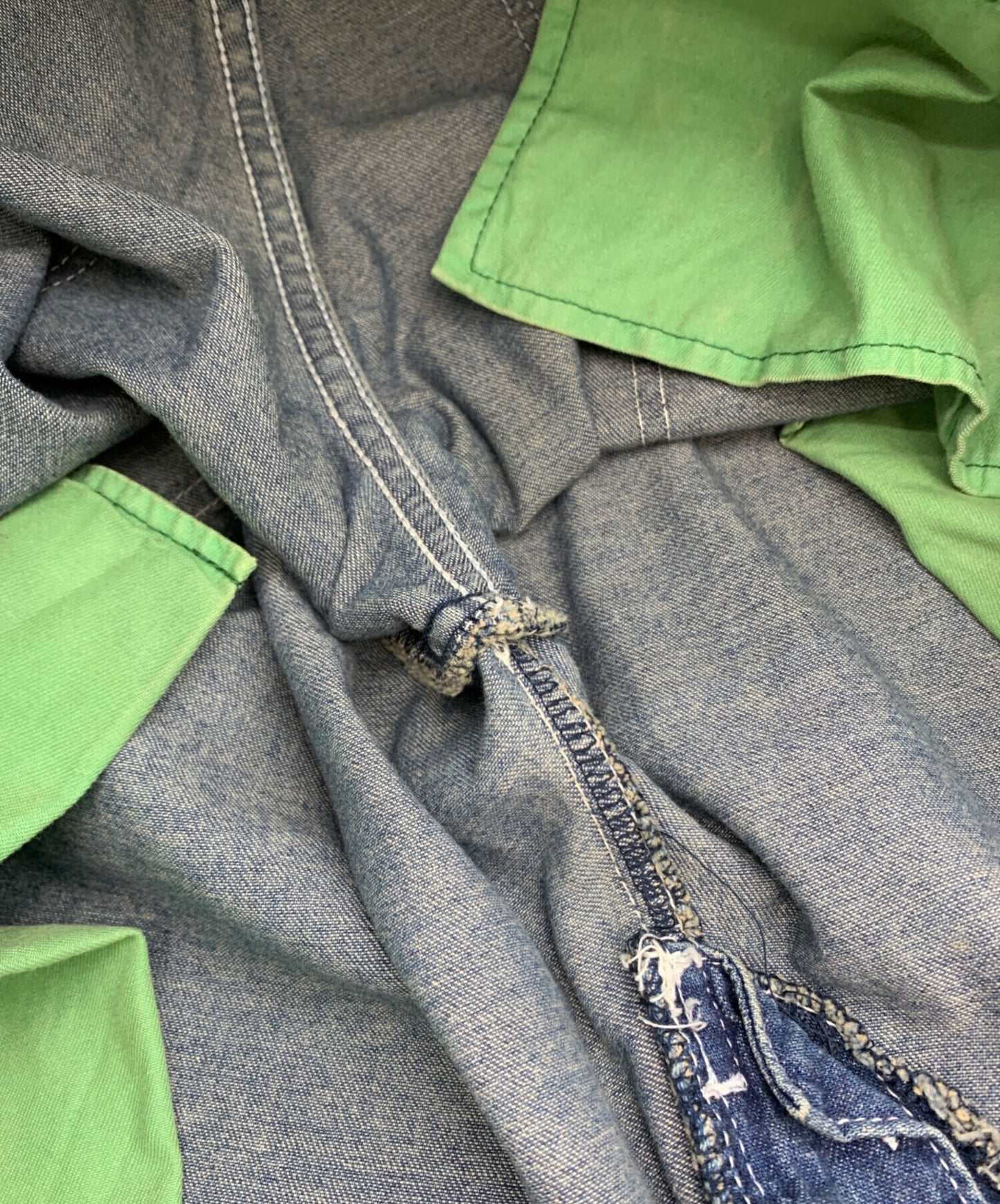 [Pre-owned] A BATHING APE denim shorts