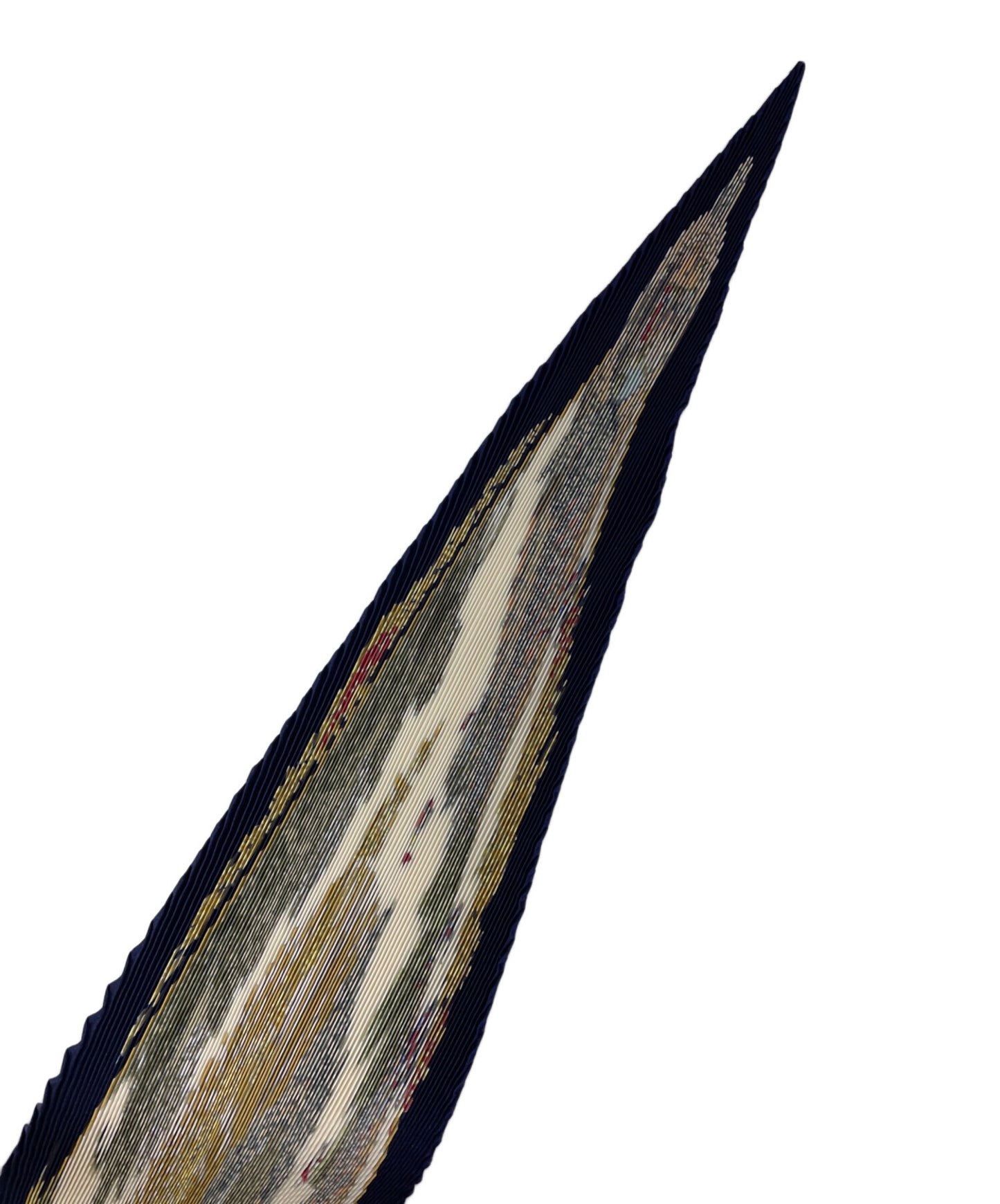 [Pre-owned] HERMES pleated scarf