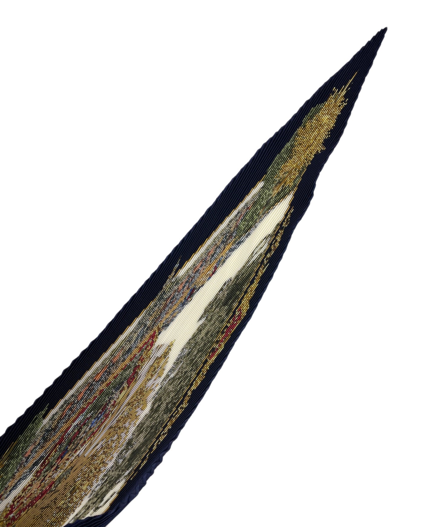 [Pre-owned] HERMES pleated scarf