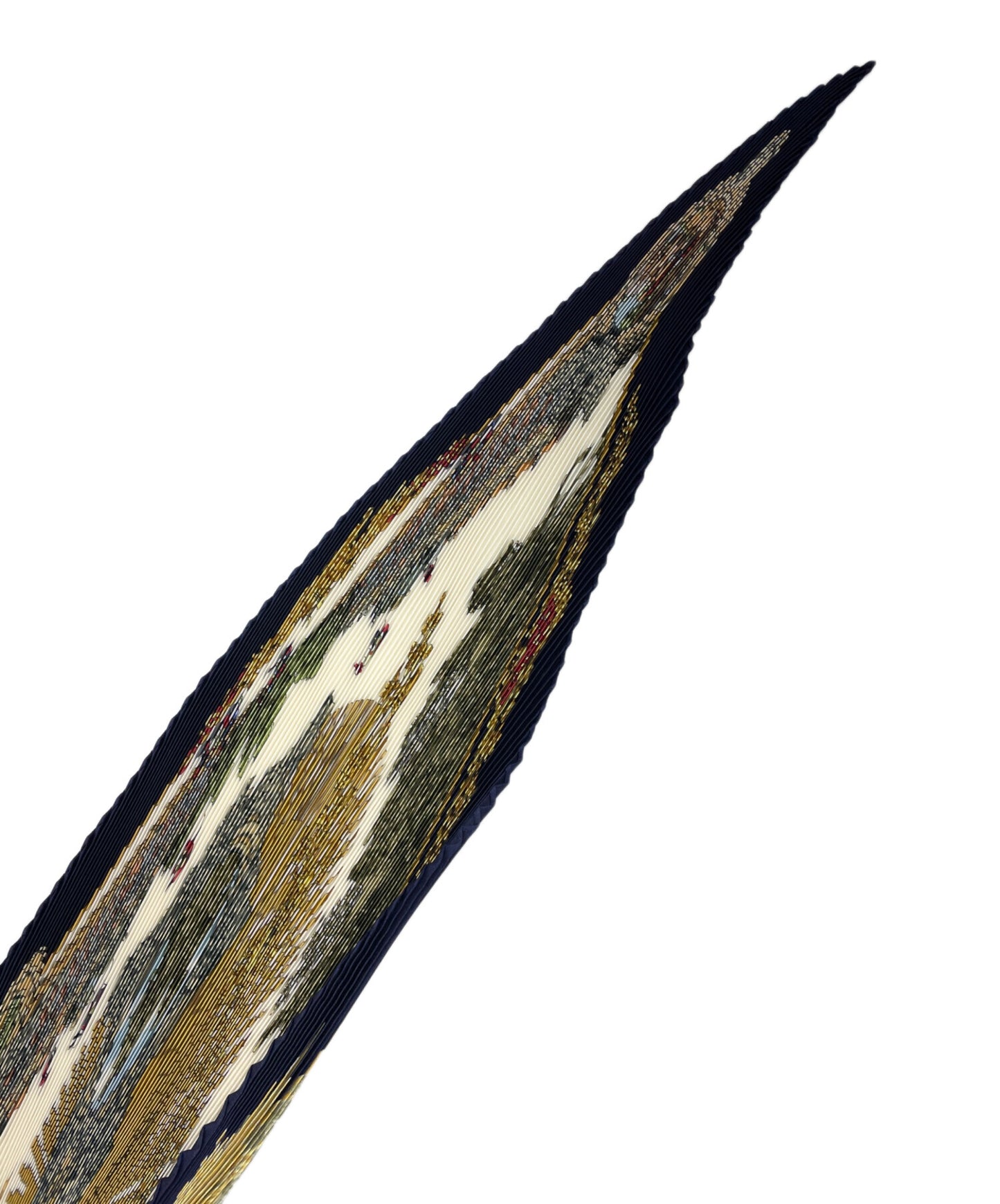 [Pre-owned] HERMES pleated scarf