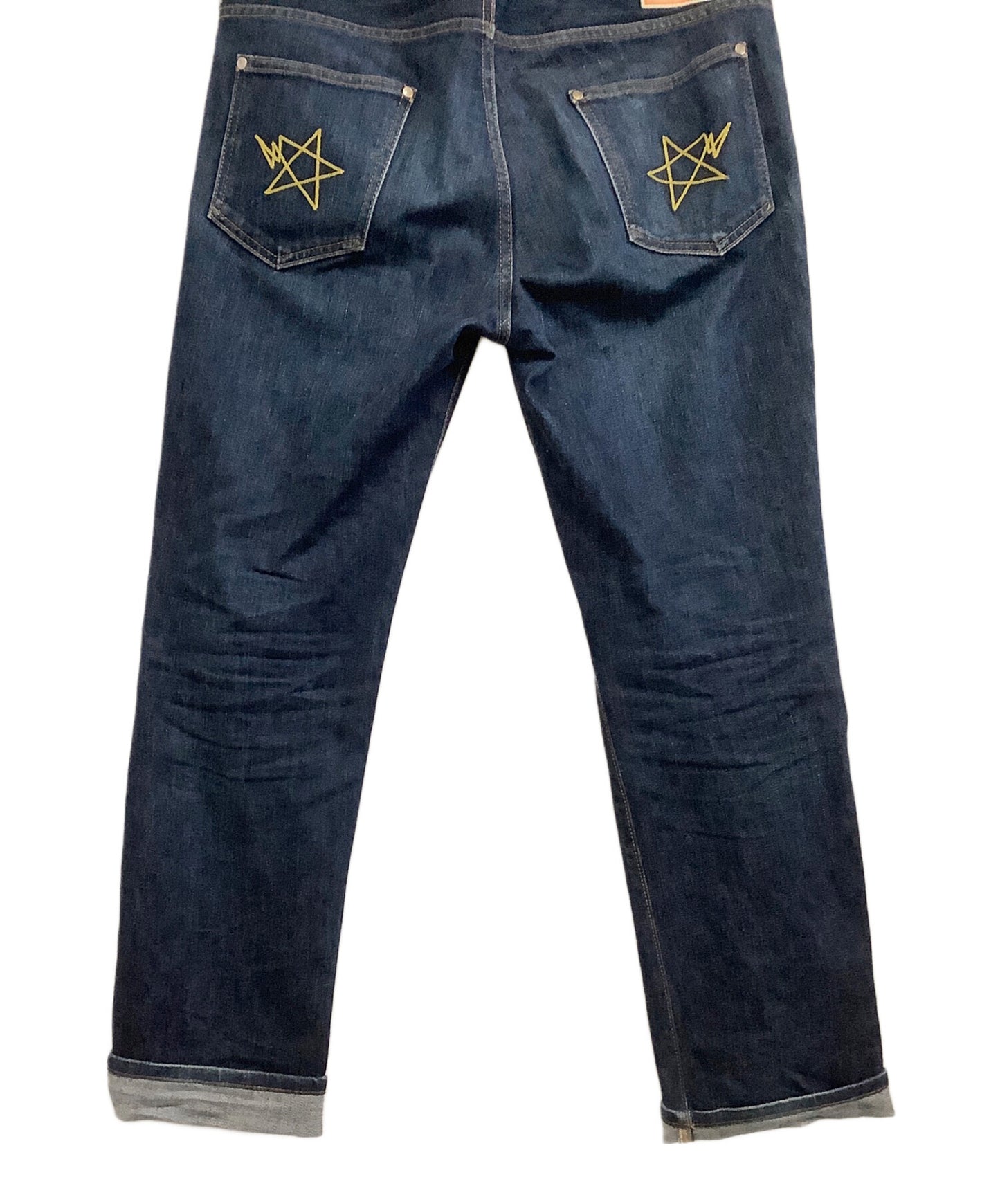 [Pre-owned] A BATHING APE Denim pants with embroidered stars in the pockets 1860-150-009