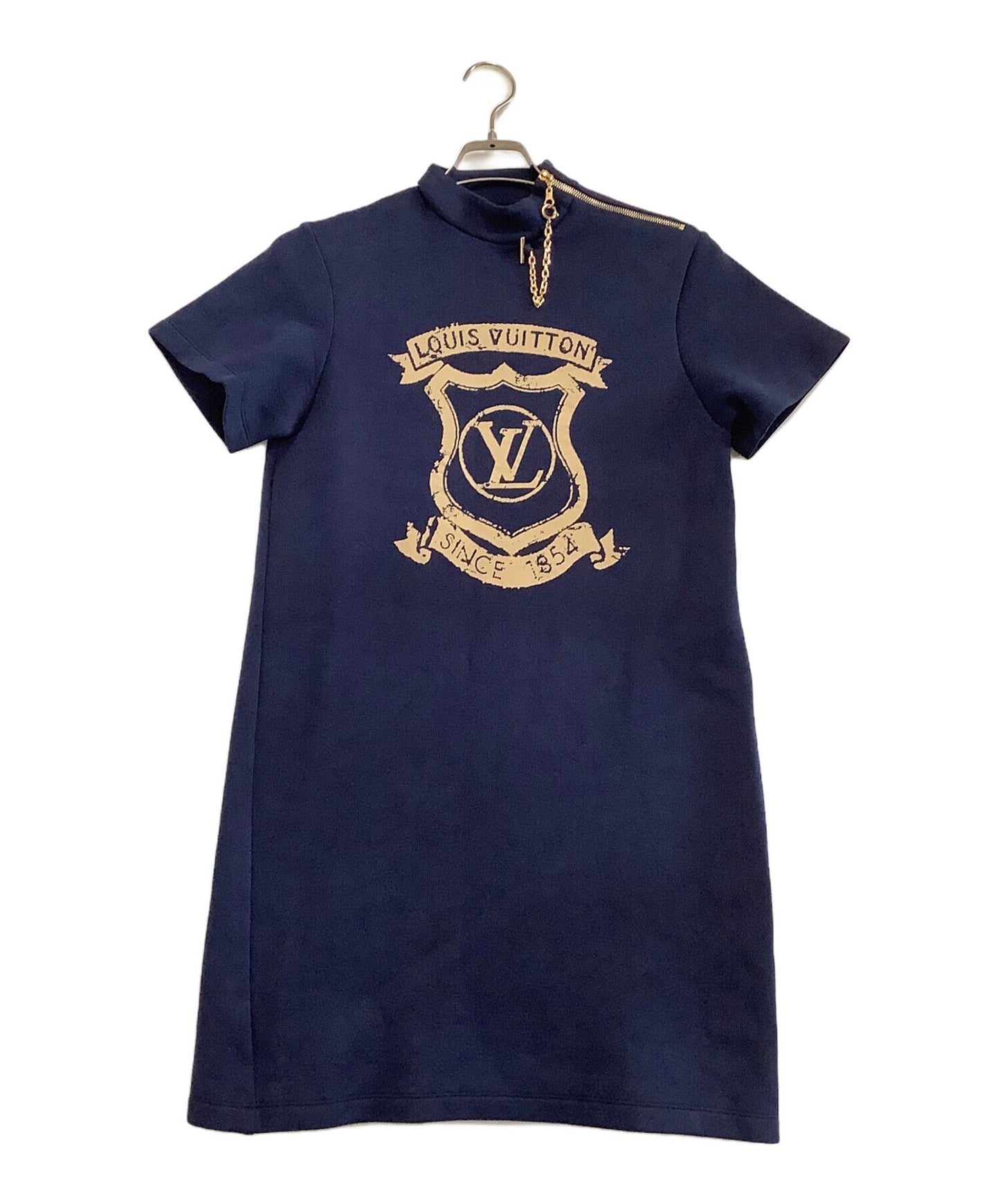 [Pre-owned] LOUIS VUITTON Short Sleeve Zip Sweat Dress