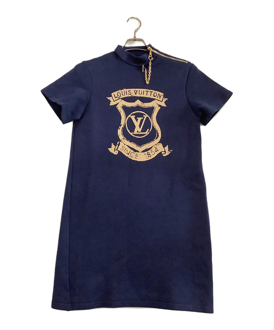 [Pre-owned] LOUIS VUITTON Short Sleeve Zip Sweat Dress