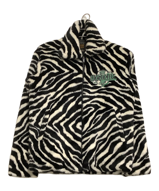 [Pre-owned] Hysteric Glamour Faux Fur Jacket Zebra Pattern 02183AB01