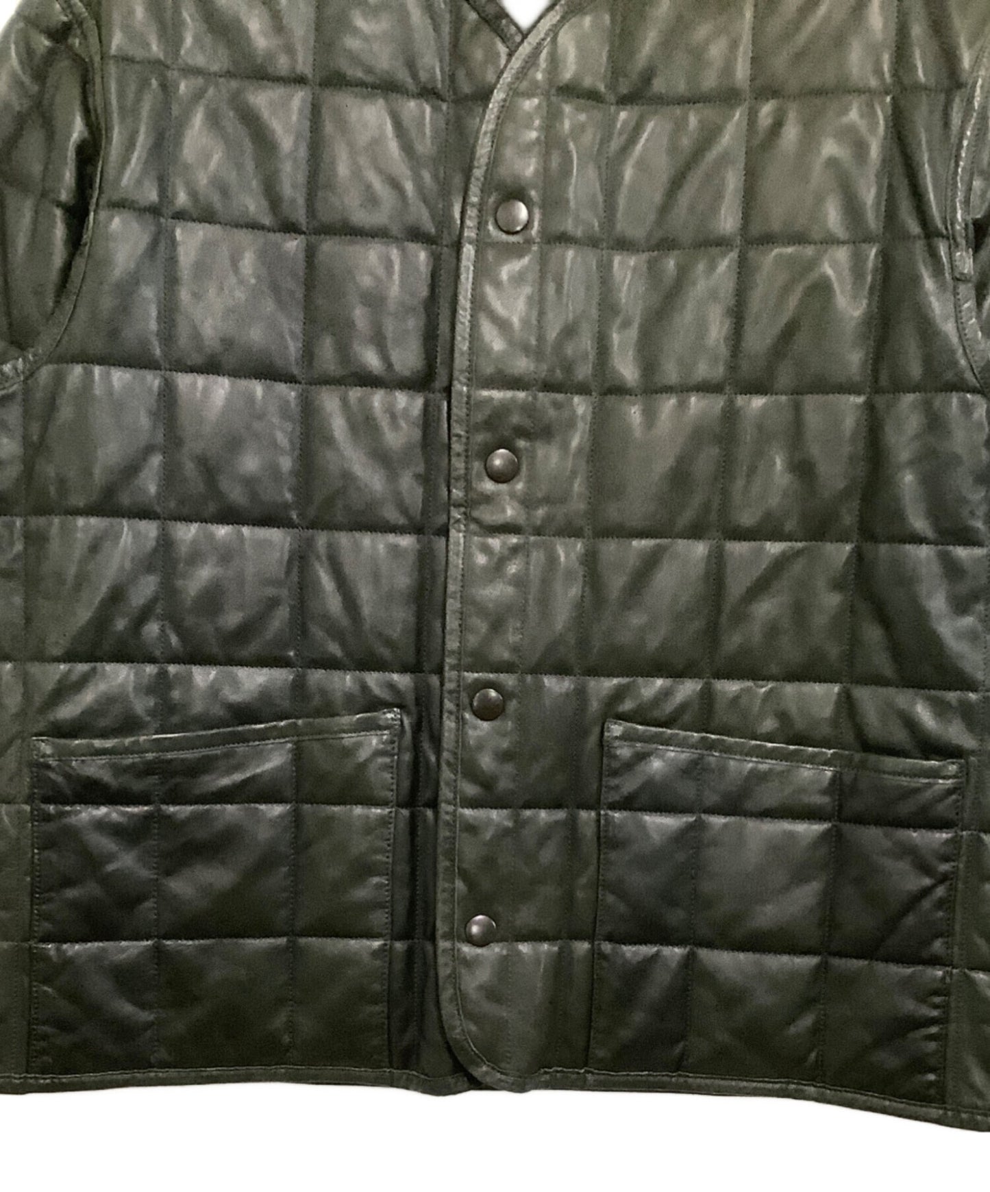 [Pre-owned] YOKE Jacket: REVERSIBLE QUILTED LEATHER LINER BLOUSON YK22AW0402B