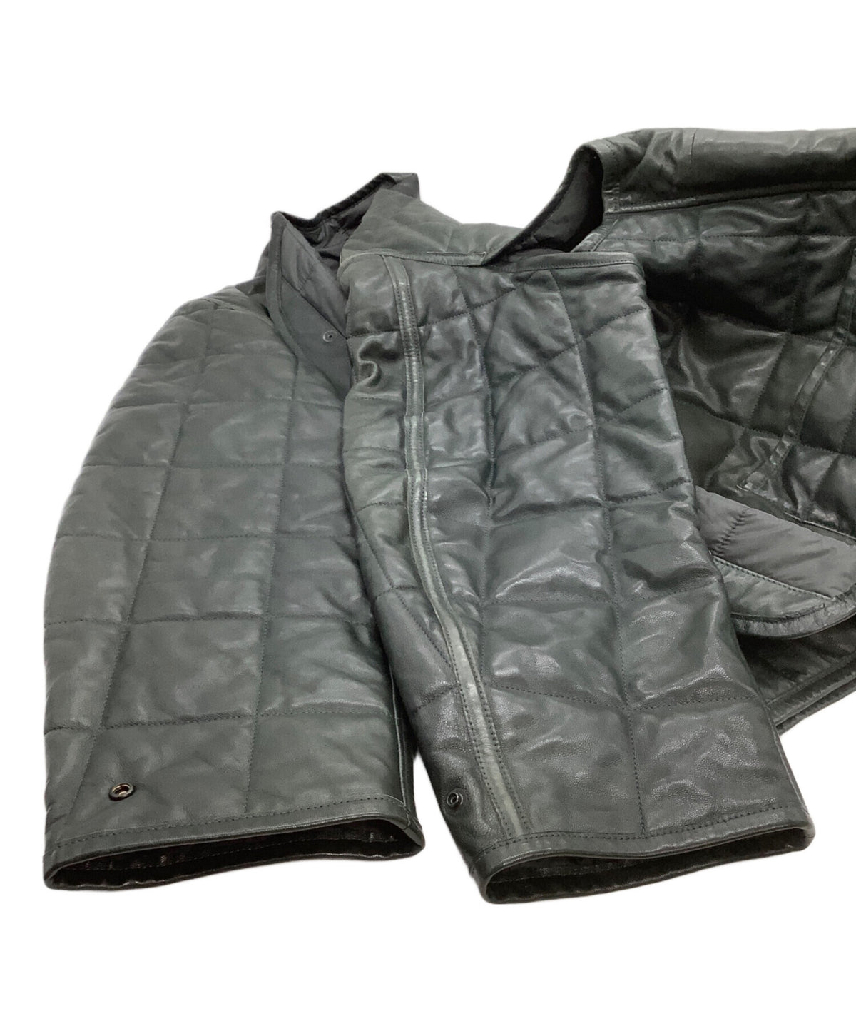 [Pre-owned] YOKE Jacket: REVERSIBLE QUILTED LEATHER LINER BLOUSON YK22AW0402B