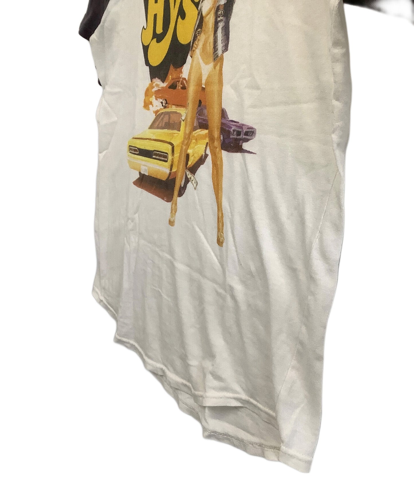[Pre-owned] Hysteric Glamour  Short-Sleeve T-Shirt: Super HYS Raglan Sleeve 2CT-4810