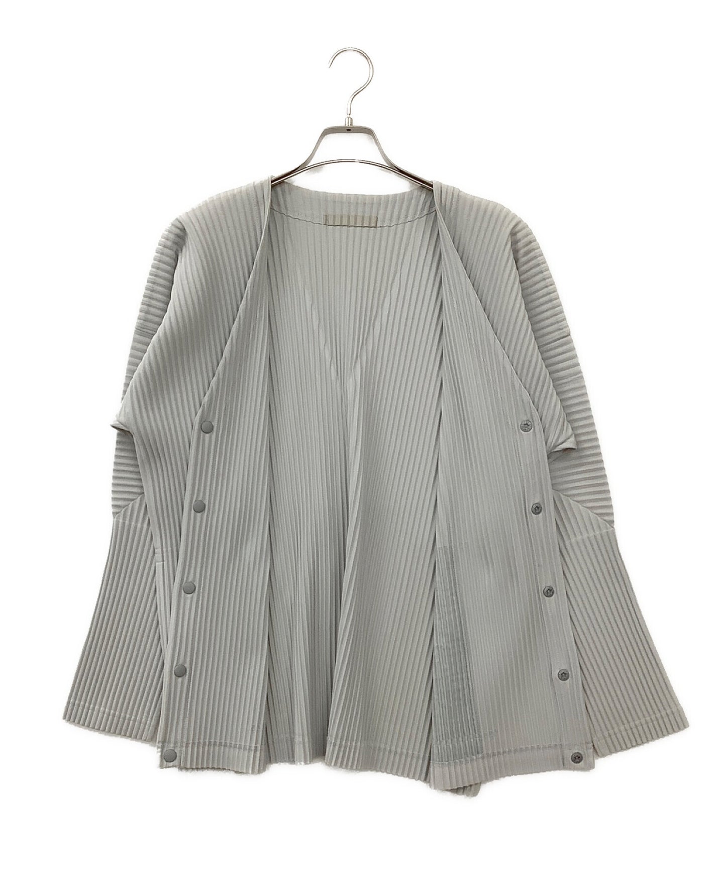 [Pre-owned] HOMME PLISSE ISSEY MIYAKE Pleated V-Neck Cardigan