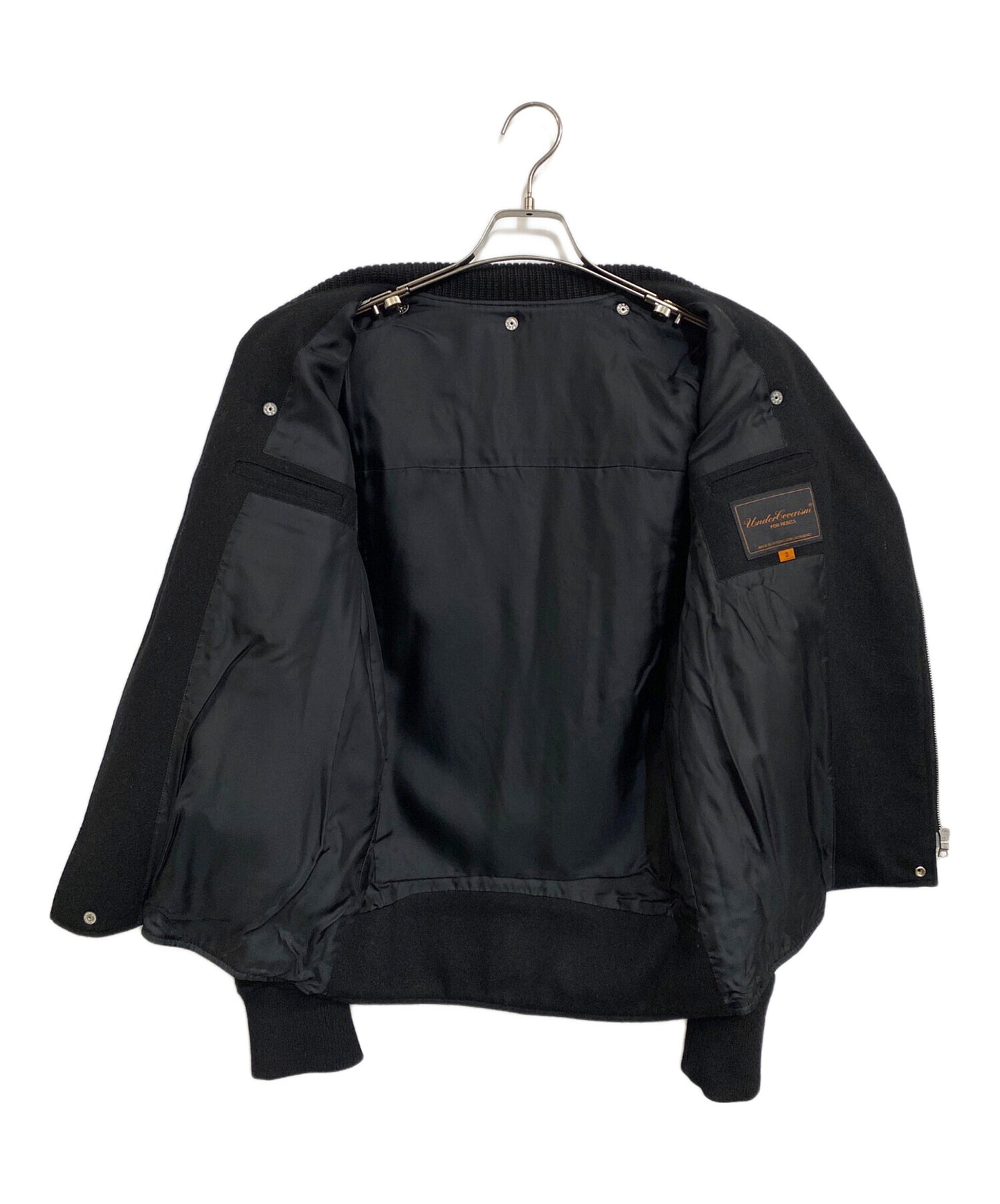 [Pre-owned] UNDERCOVER Riders Jacket + Leather Vest 7A221-B10