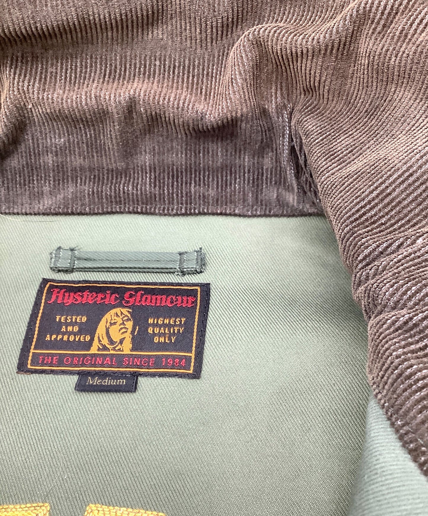 [Pre-owned] Hysteric Glamour GHOST WOLVES Embroidered Chino Round Collar Jacket 0233AB04