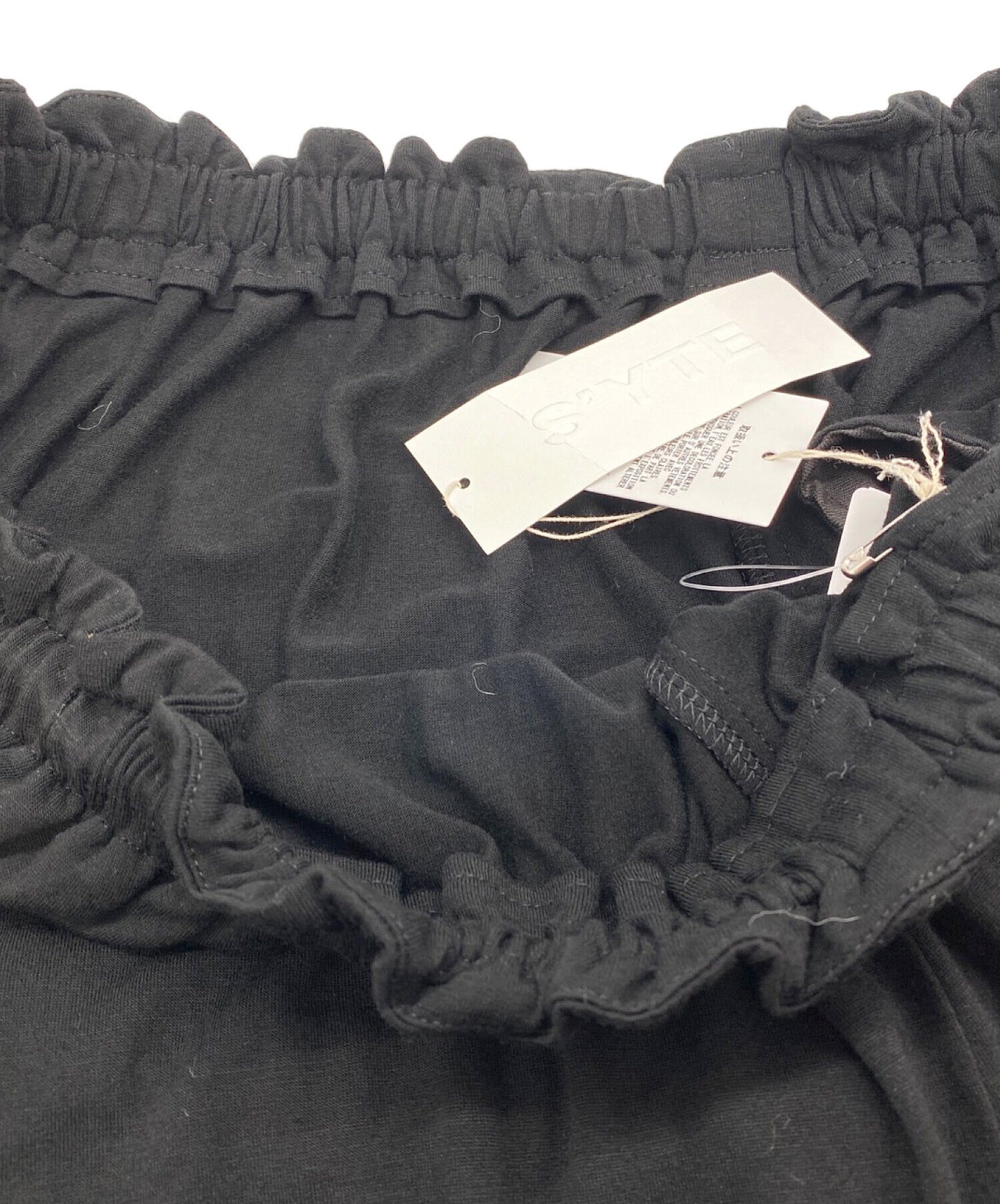 [Pre-owned] s'yte RAYON JERSEY STRINGS GATHERED SKIRT