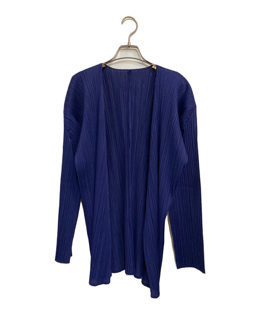 [Pre-owned] ISSEY MIYAKE PLEATS PLEASE Pleated Cardigan