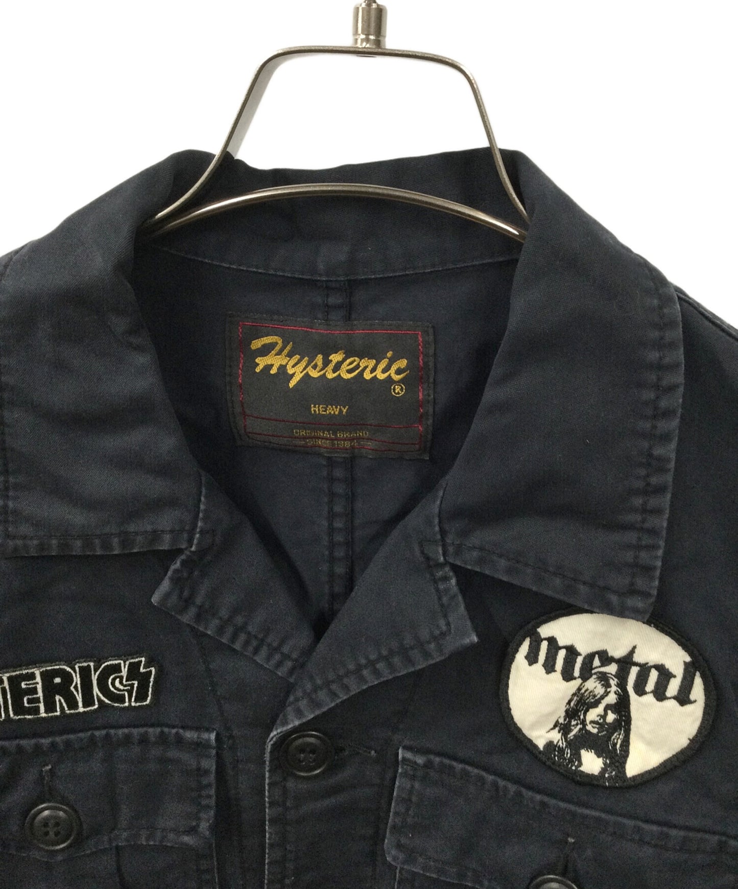 [Pre-owned] Hysteric Glamour military jacket with patches 2AB-4160