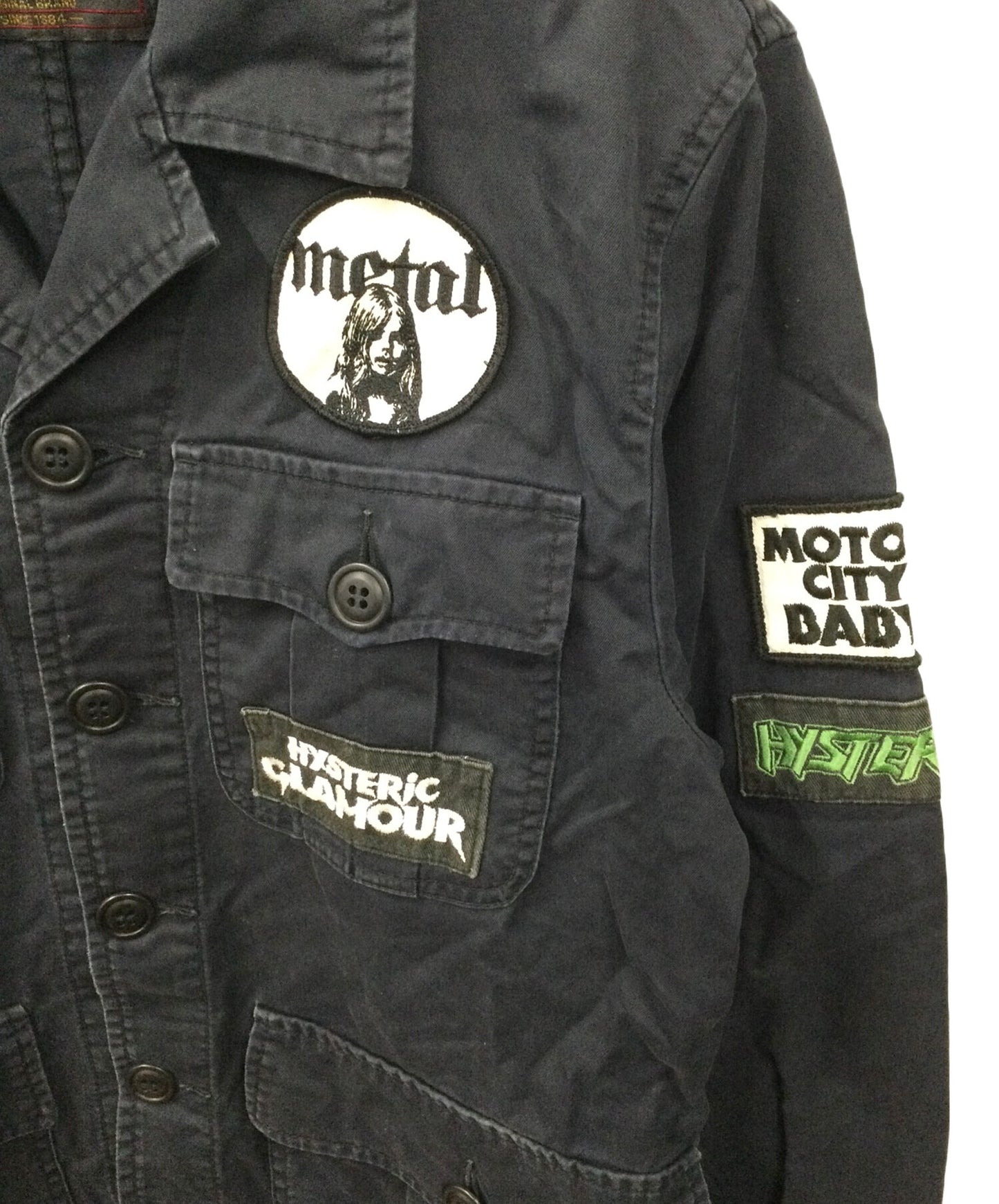 [Pre-owned] Hysteric Glamour military jacket with patches 2AB-4160