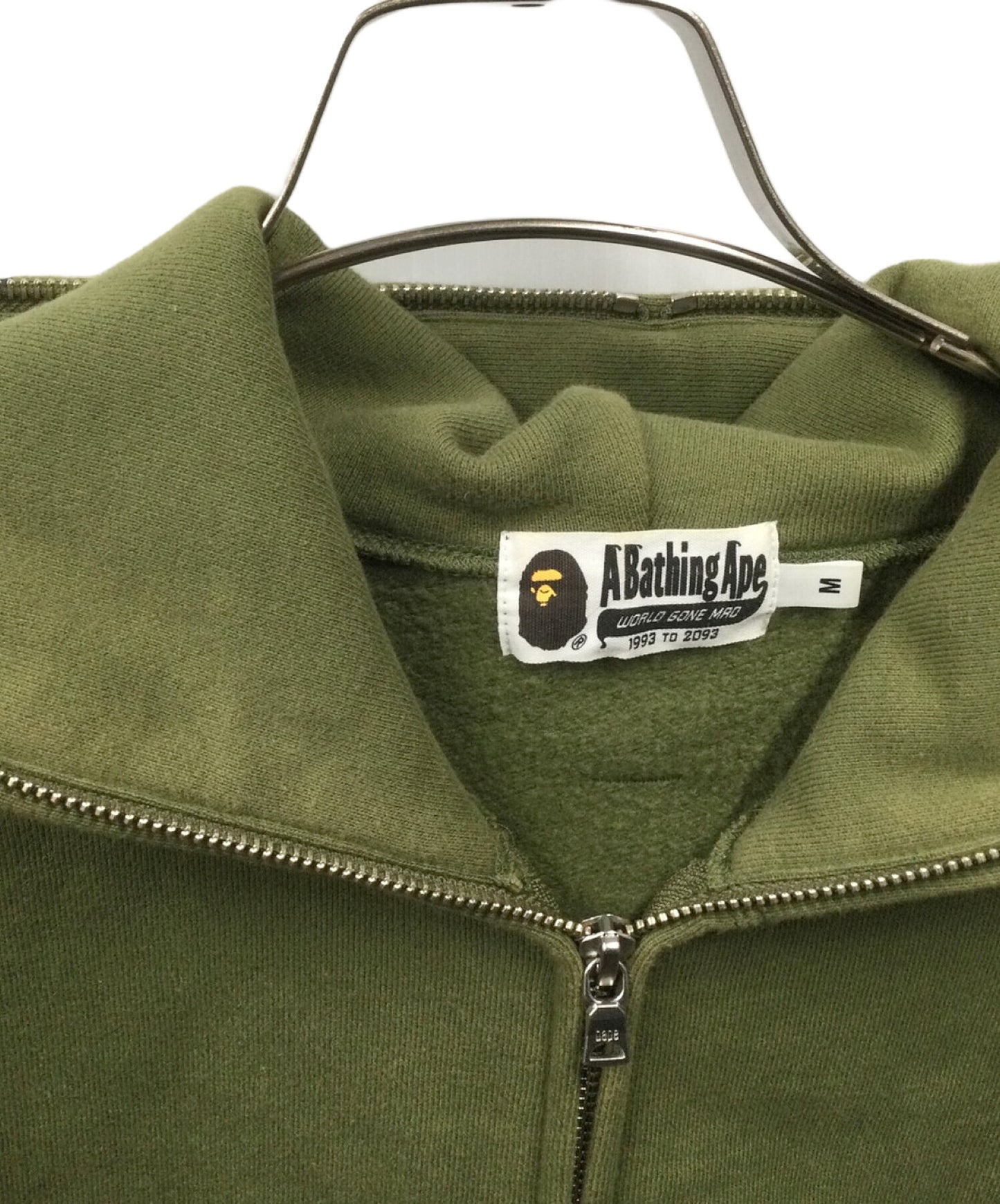 [Pre-owned] A BATHING APE military shark full zip hoodie 001zpe801009x