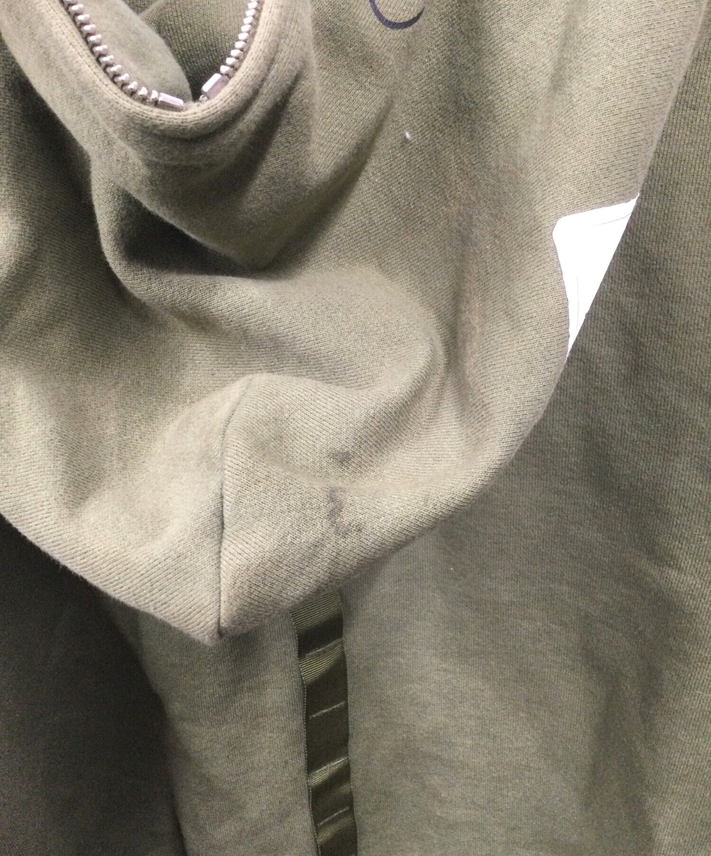 [Pre-owned] A BATHING APE military shark full zip hoodie 001zpe801009x