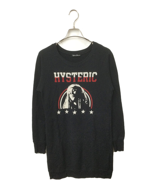 [Pre-owned] Hysteric Glamour Logo Sweat Dress Black
