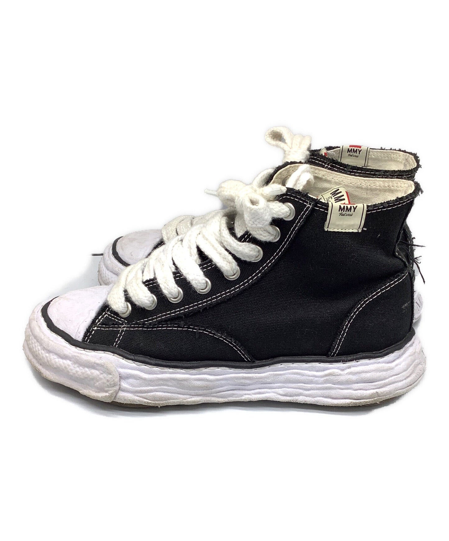 [Pre-owned] Maison MIHARA YASUHIRO "PETERSON23" OG Sole Canvas High-top Sneaker A11FW701