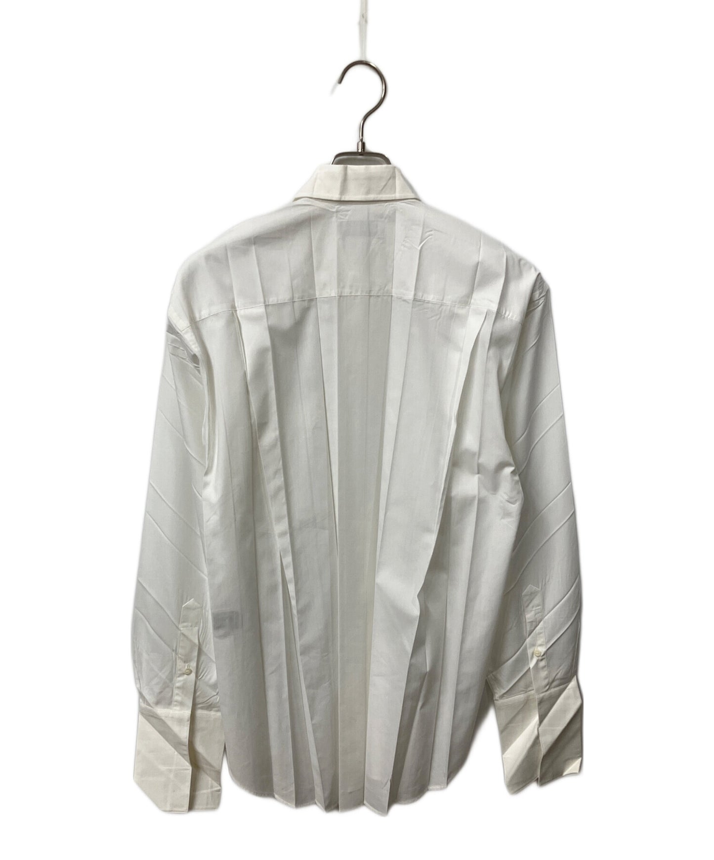 [Pre-owned] BALENCIAGA Logo Embroidery Pleated Shirt 622272