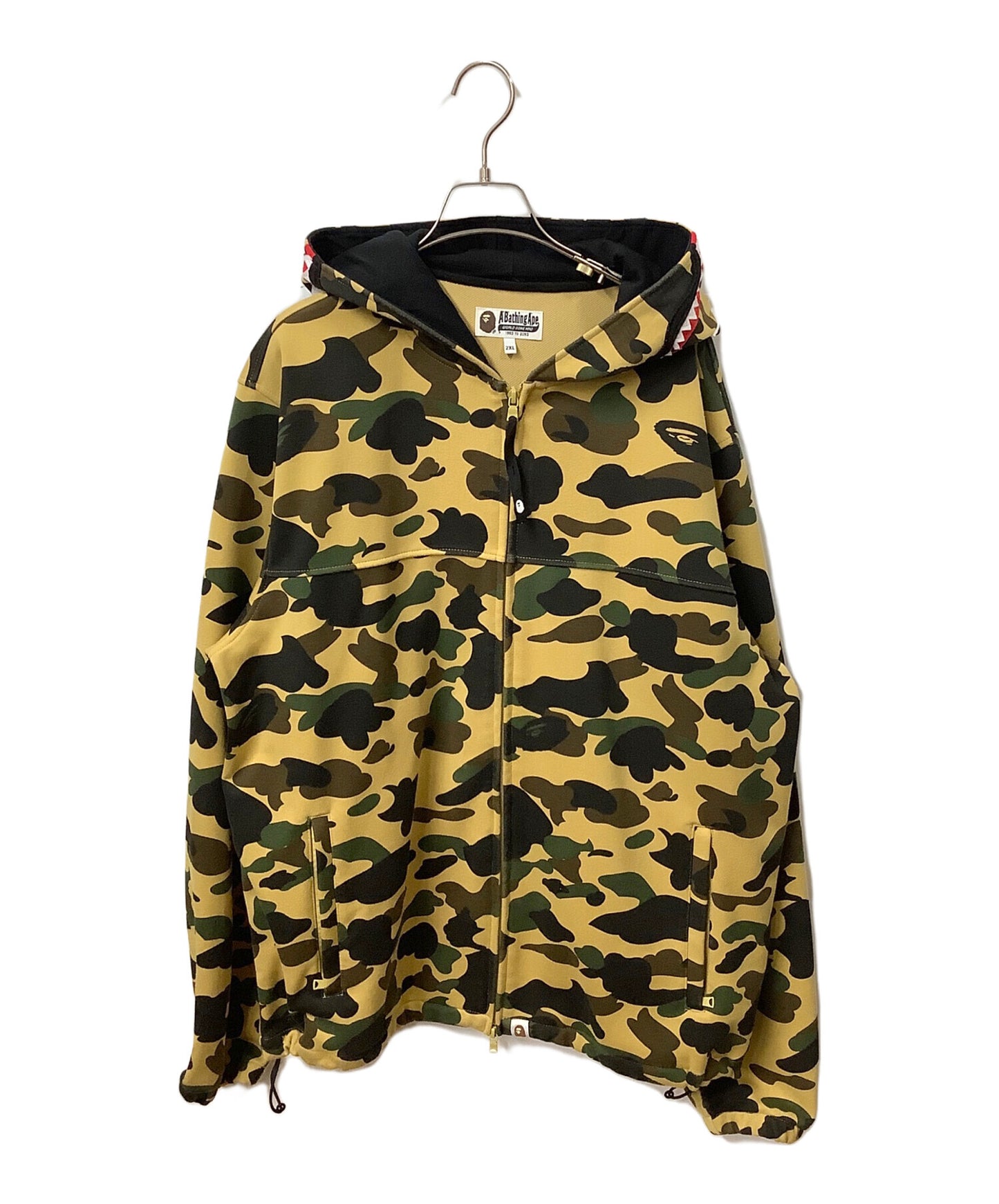 [Pre-owned] A BATHING APE 1ST CAMO WINDSTOPPER SHARK HOODIE 001lje301015x