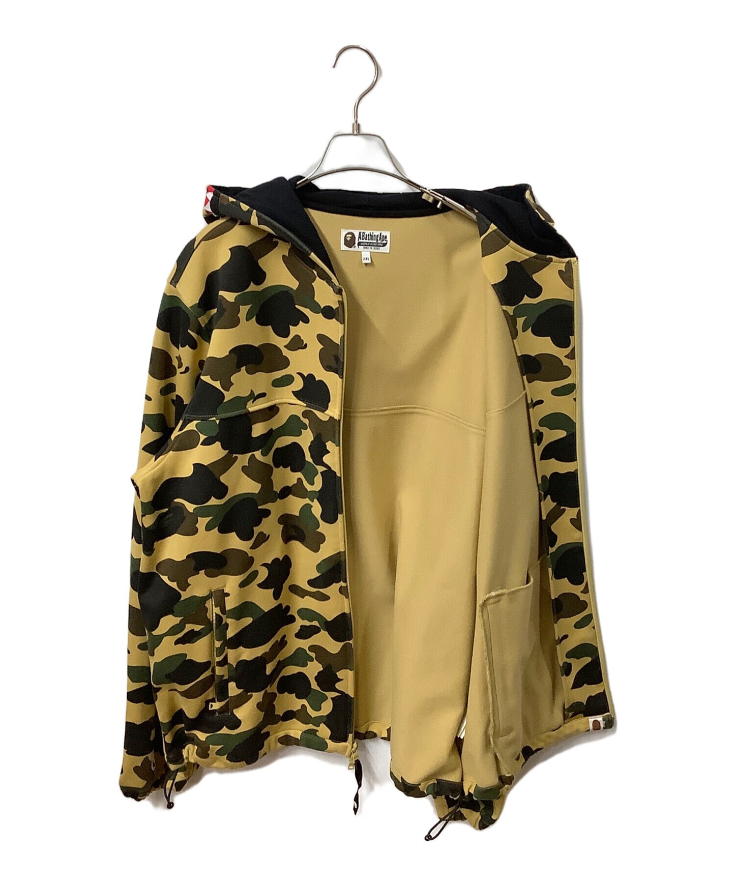 [Pre-owned] A BATHING APE 1ST CAMO WINDSTOPPER SHARK HOODIE 001lje301015x