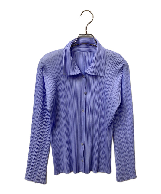[Pre-owned] PLEATS PLEASE Long Sleeve Shirt Sky Blue