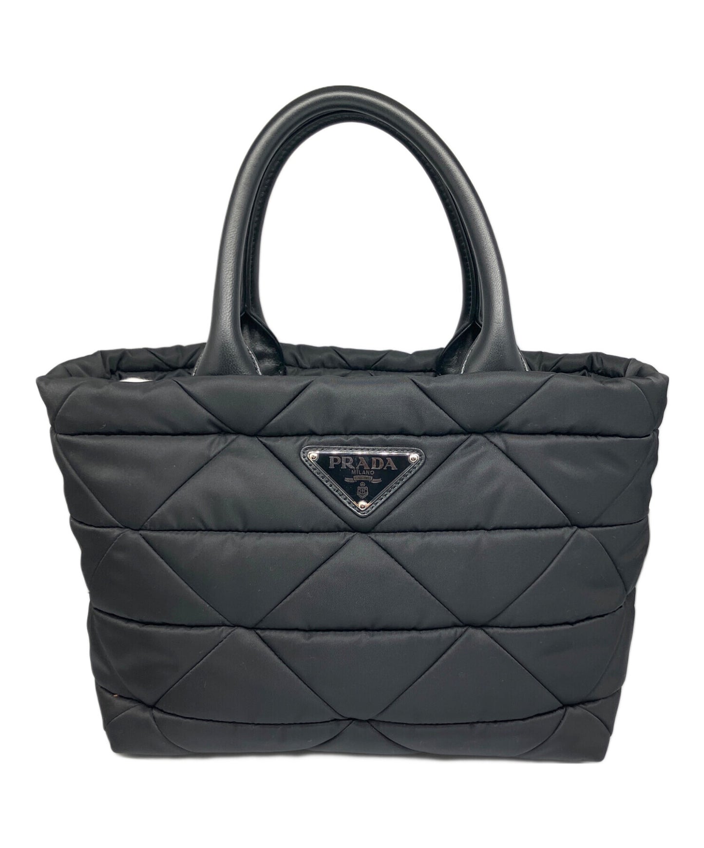 [Pre-owned] PRADA Small Padded Re-Nylon Tote Bag 1BG436