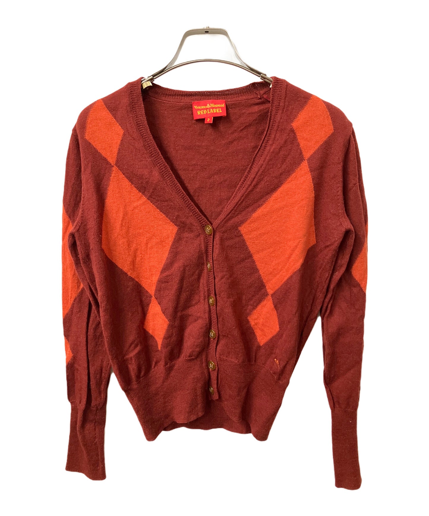 [Pre-owned] Vivienne Westwood RED LABEL Light Cardigan Red