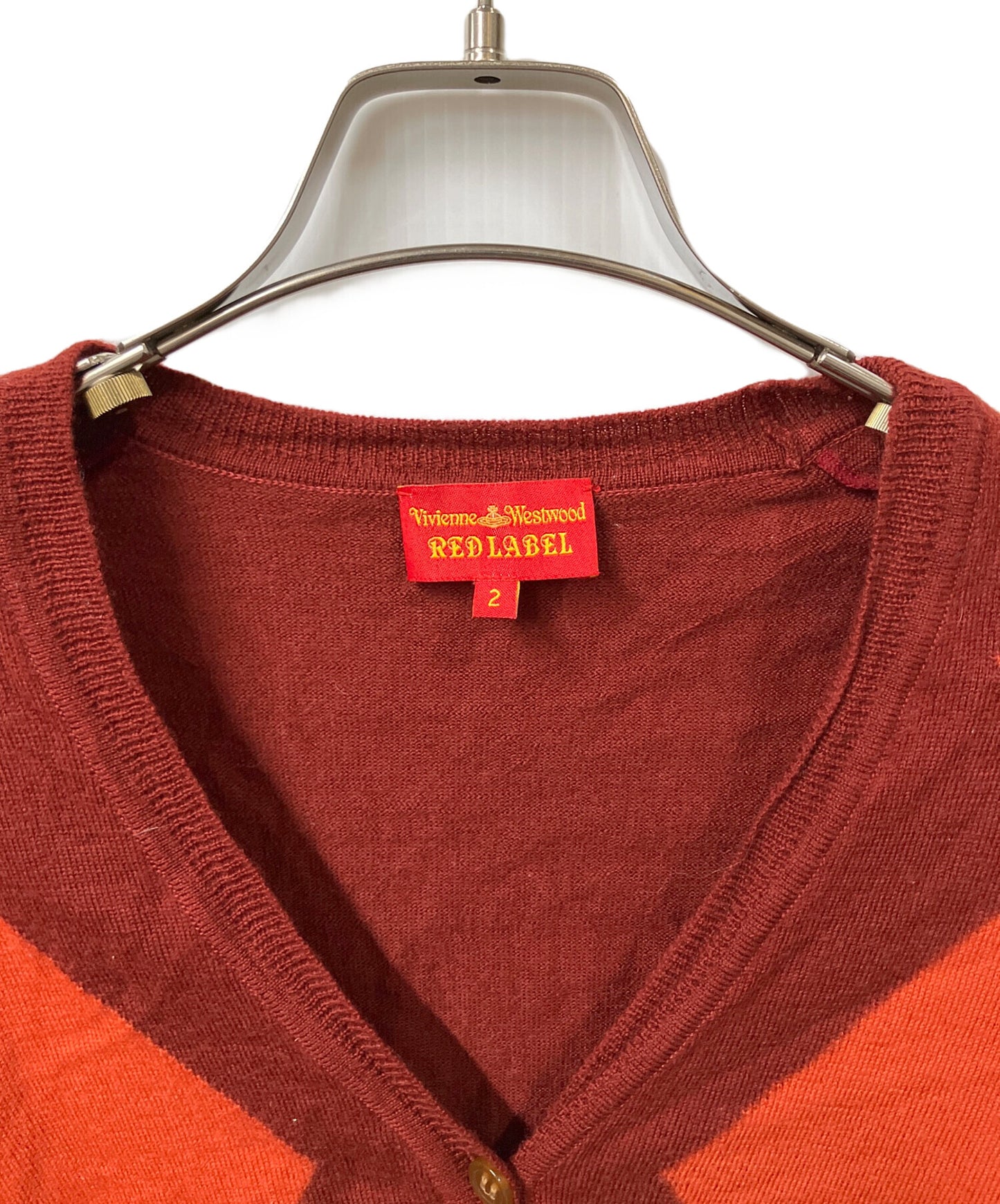 [Pre-owned] Vivienne Westwood RED LABEL Light Cardigan Red