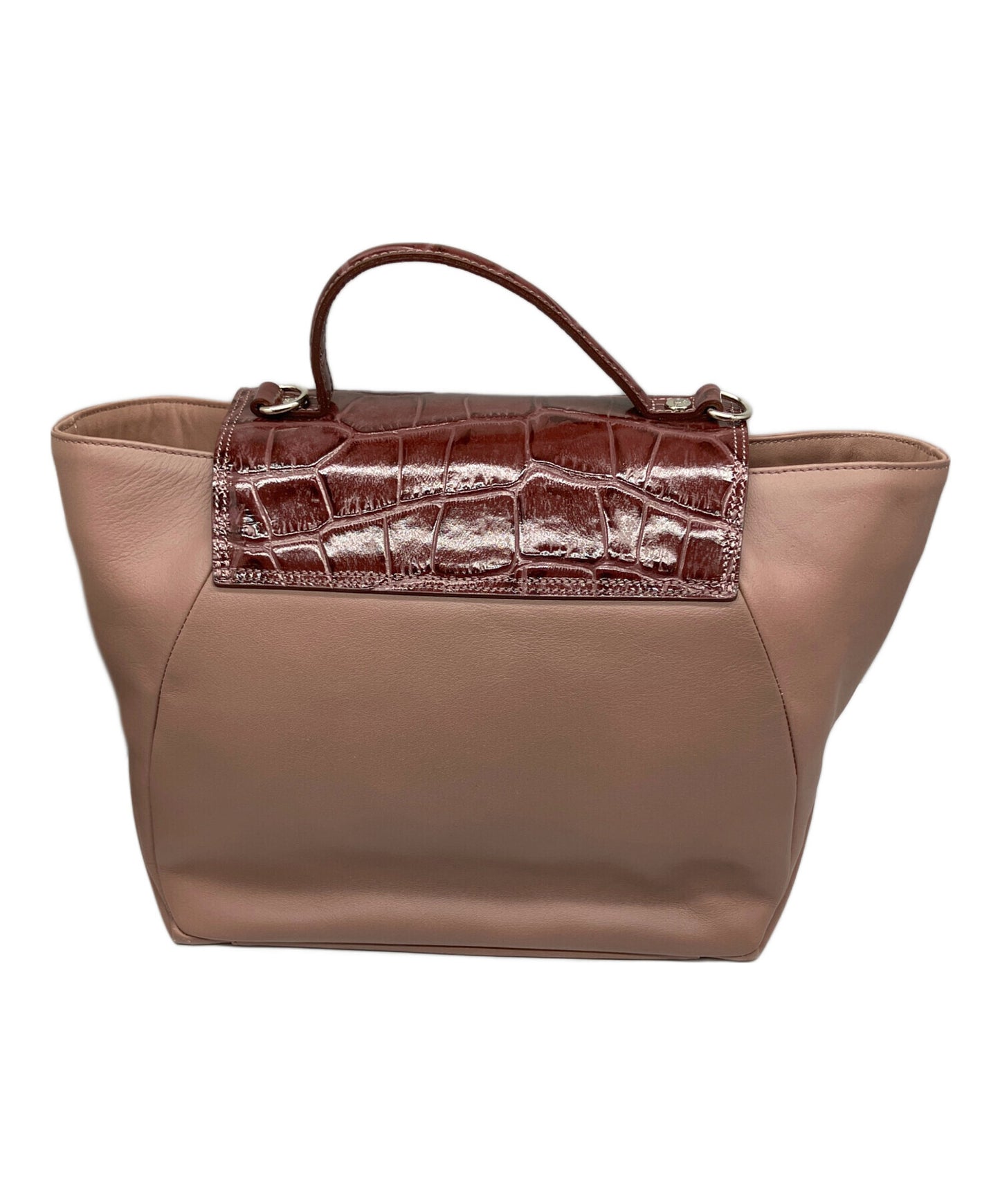 [Pre-owned] Vivienne Westwood 2-Way Bag: Burgundy × Pink