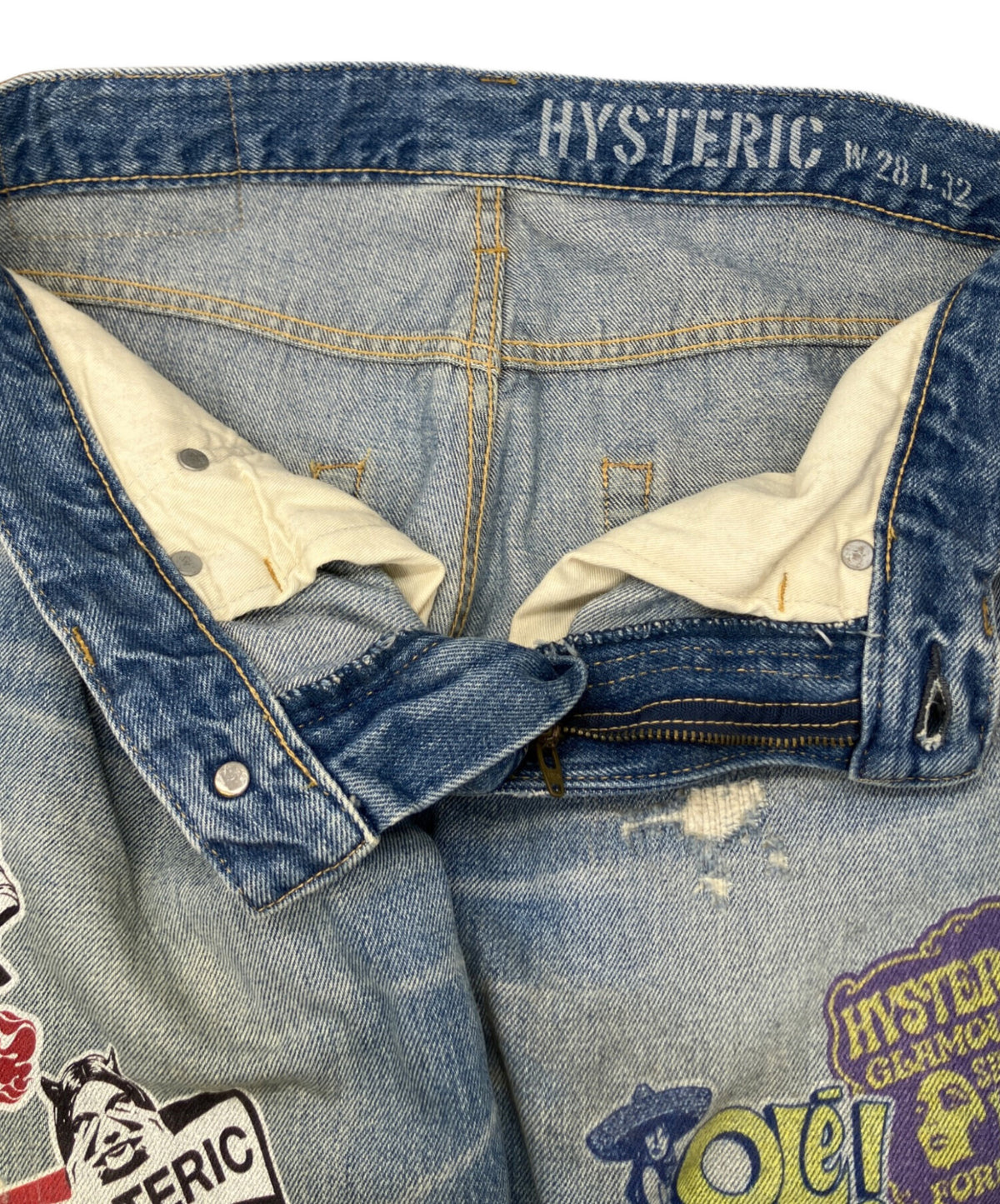 [Pre-owned] Hysteric Glamour Denim Pants 02223AP17