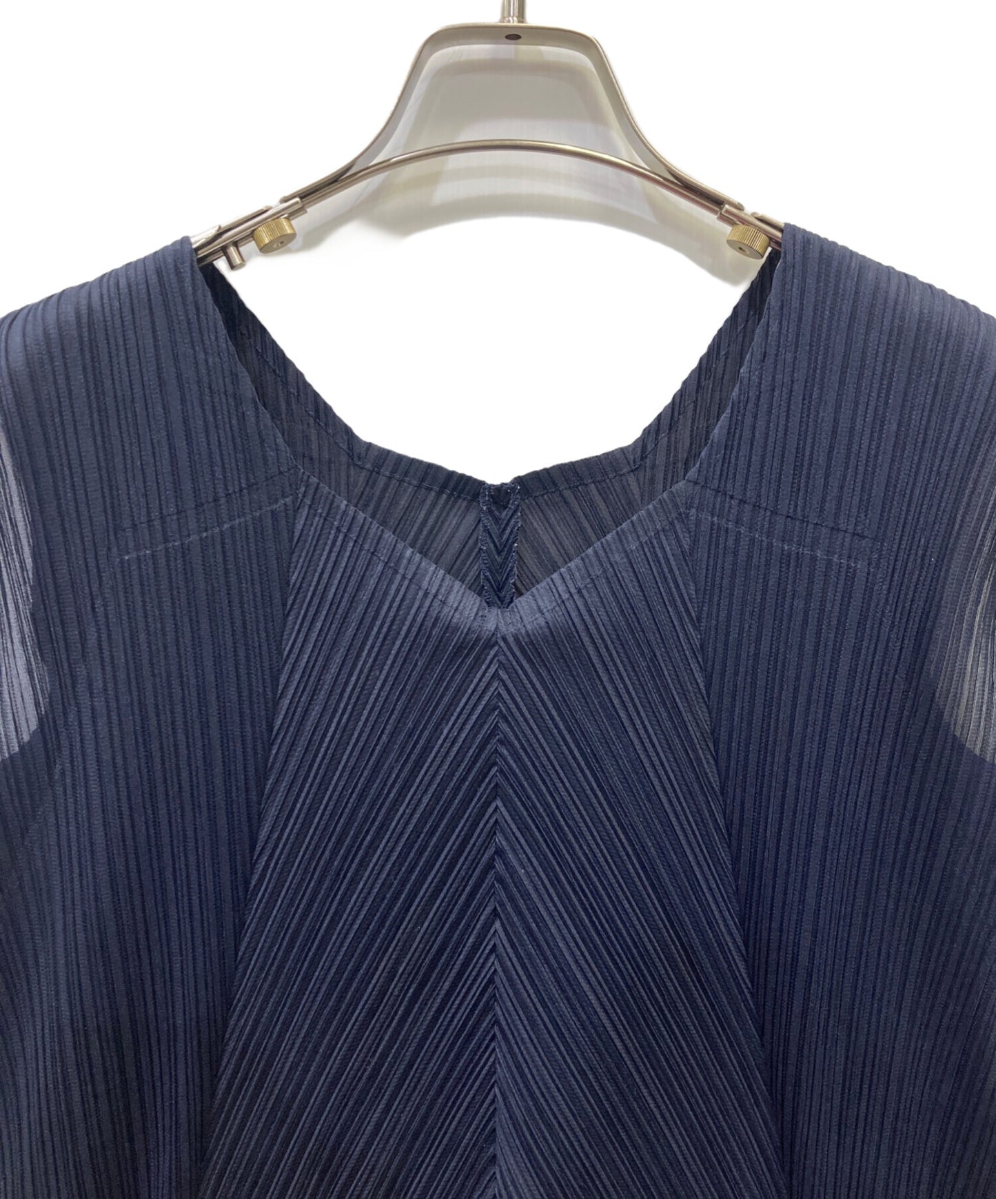 [Pre-owned] PLEATS PLEASE Sleeveless Paneled Pleated Dress PP03-JT565