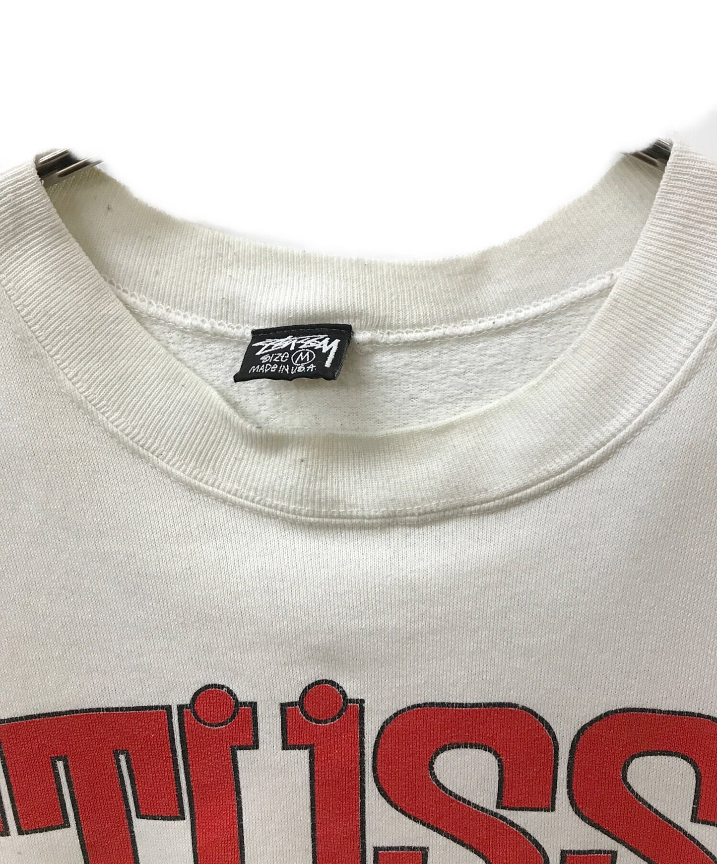 [Pre-owned] stussy 80s early tag OLD stussy crew neck sweatshirt
