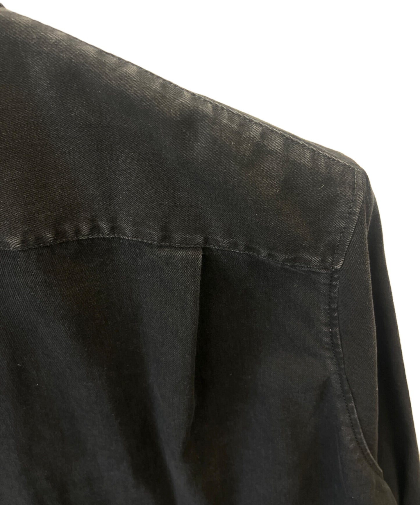 [Pre-owned] RAF SIMONS BIG FIT DENIM SHIRT with TWO PATCHES 191-248