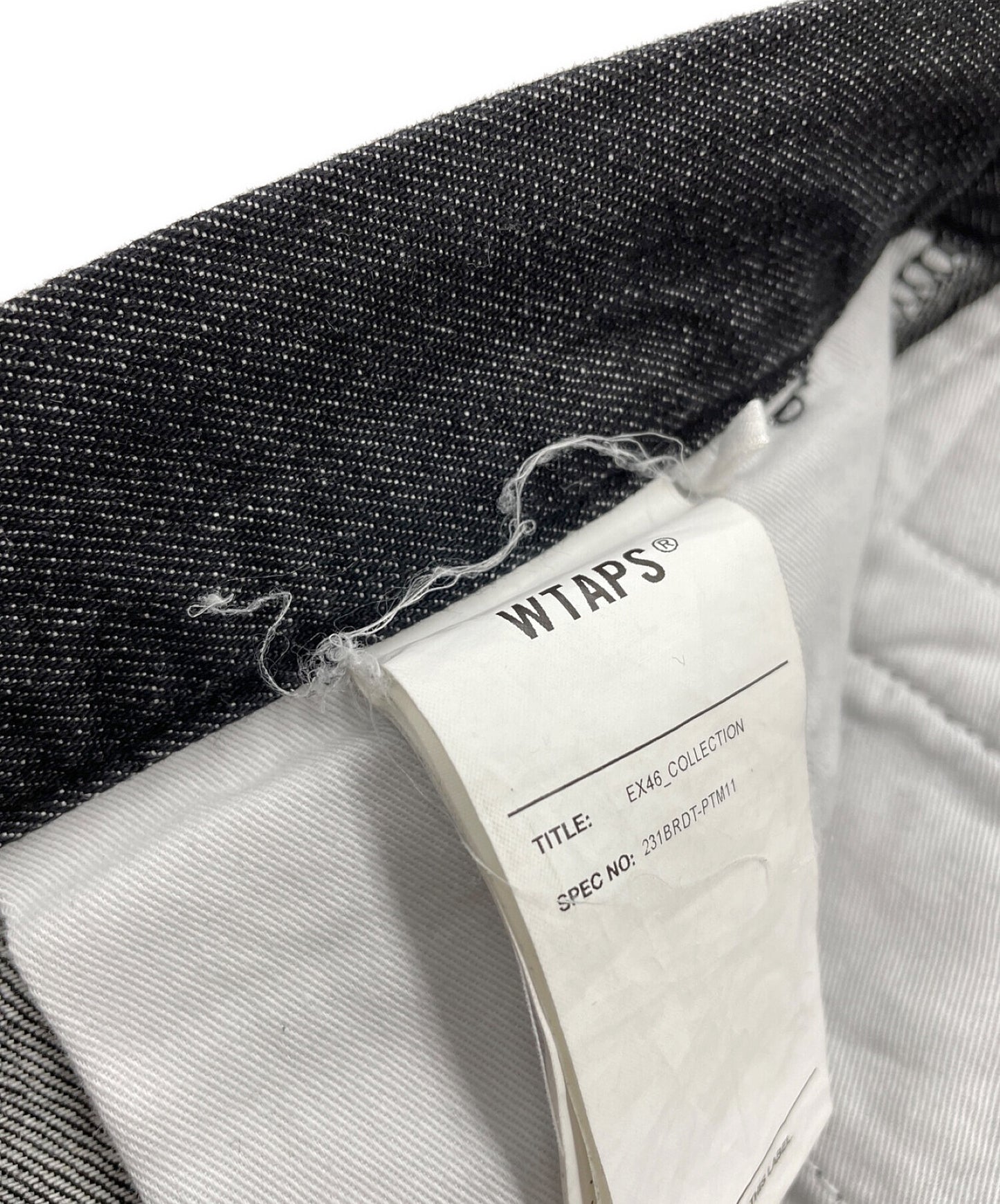 [Pre-owned] WTAPS WTAPS WRKT2002 TROUSERS COTTON. 231BRDT-PTM11