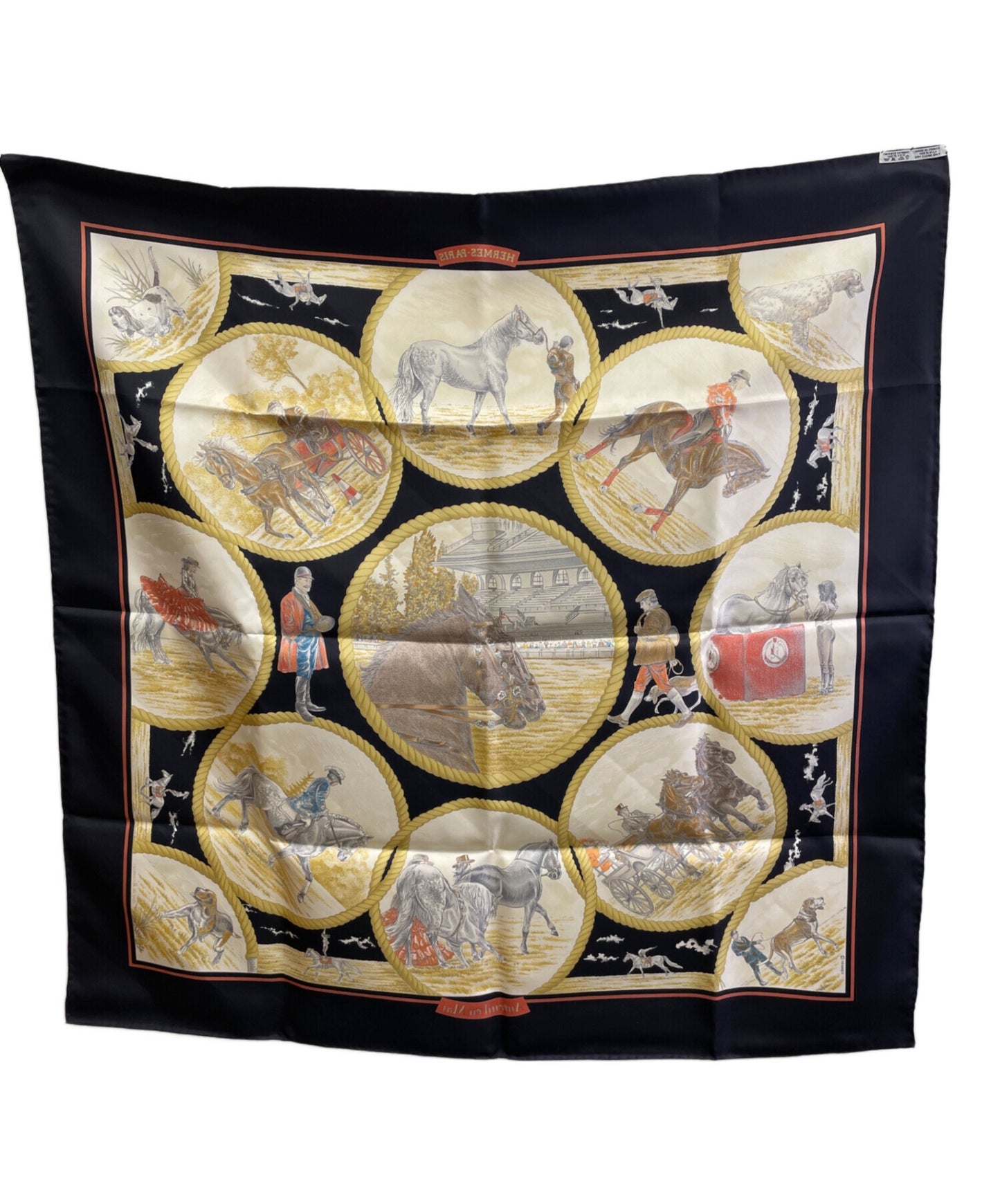 [Pre-owned] HERMES silk scarf