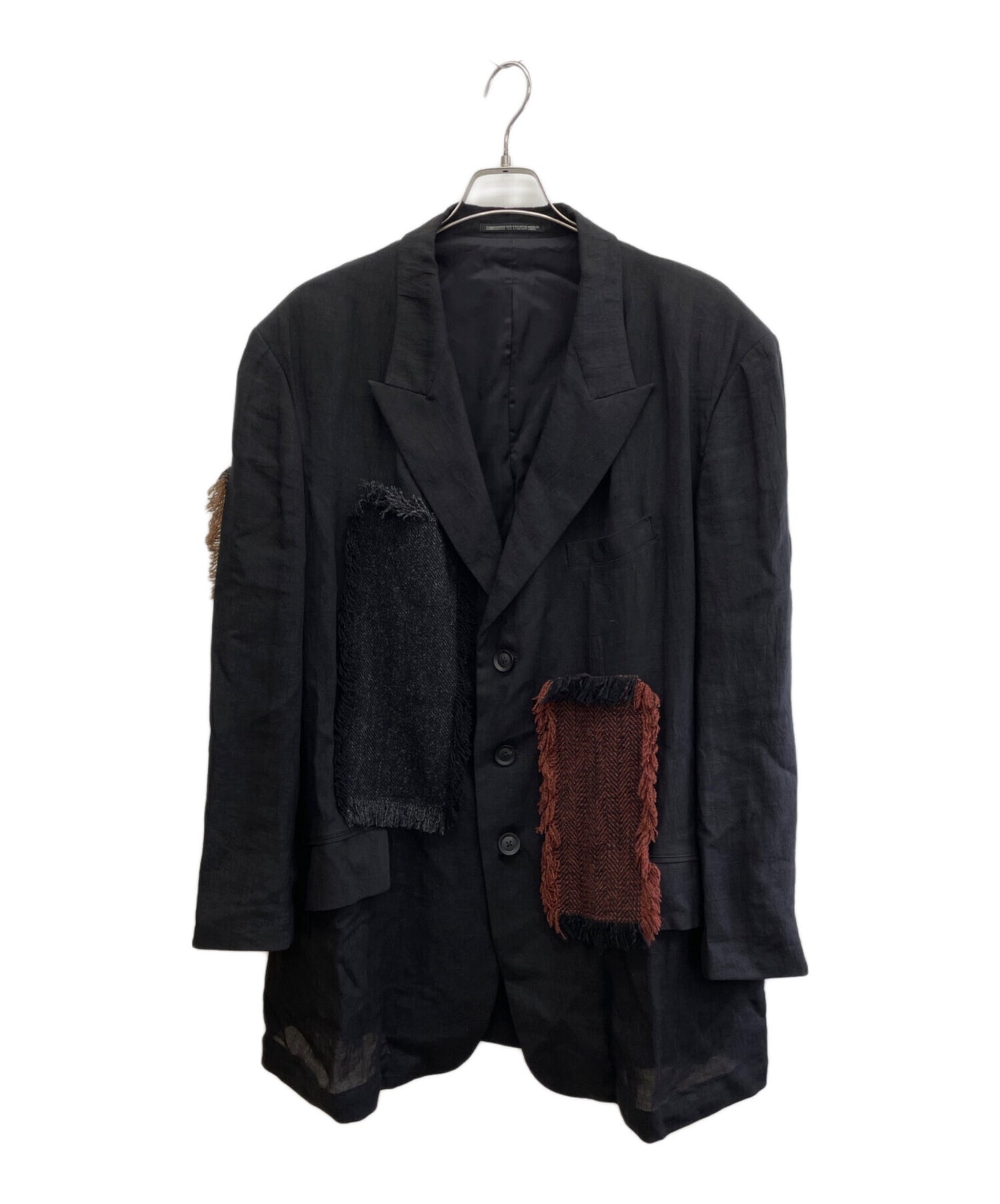 [Pre-owned] Yohji Yamamoto pour homme Linen Patchwork Jacket HZ-J75-334