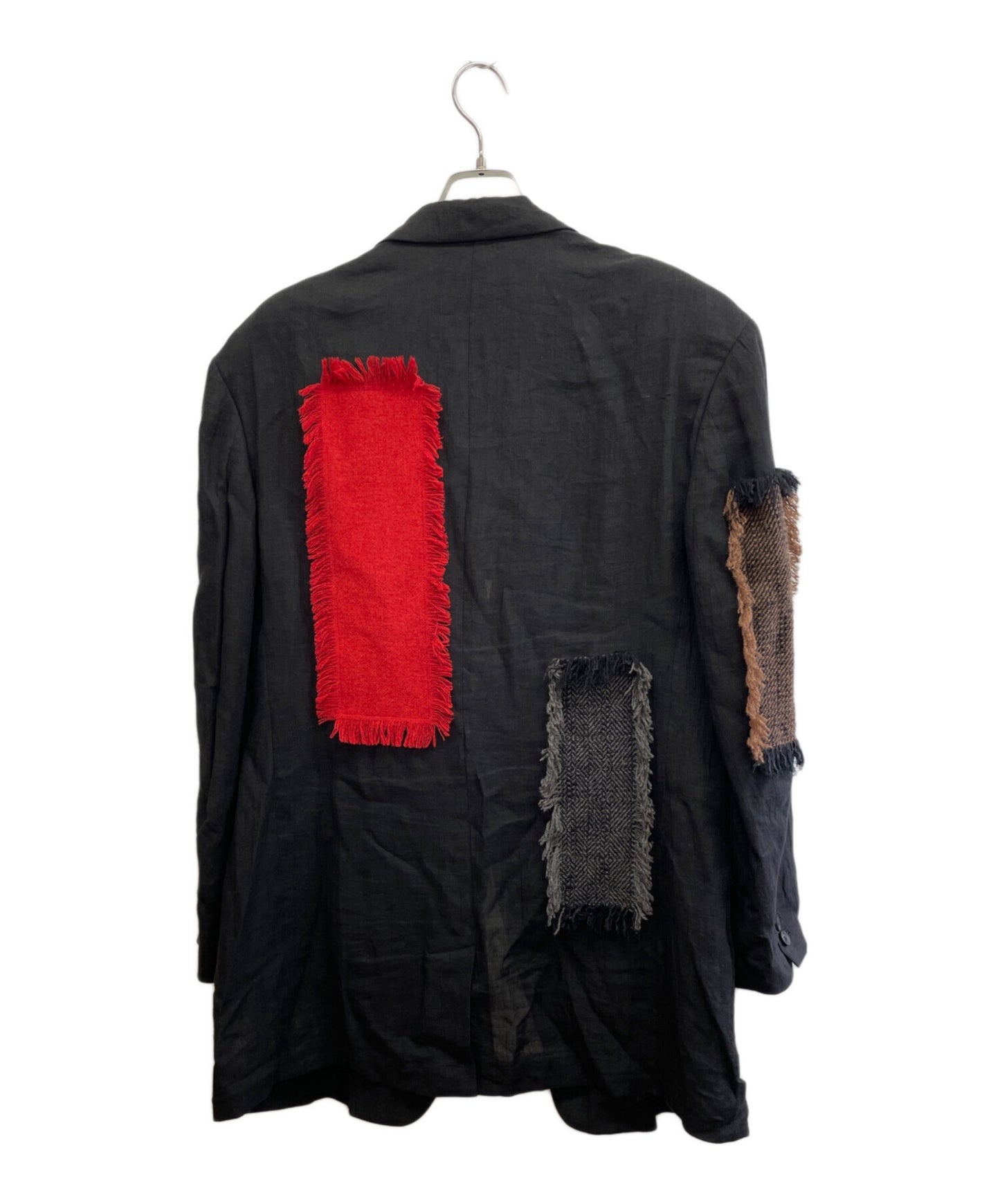 [Pre-owned] Yohji Yamamoto pour homme Linen Patchwork Jacket HZ-J75-334