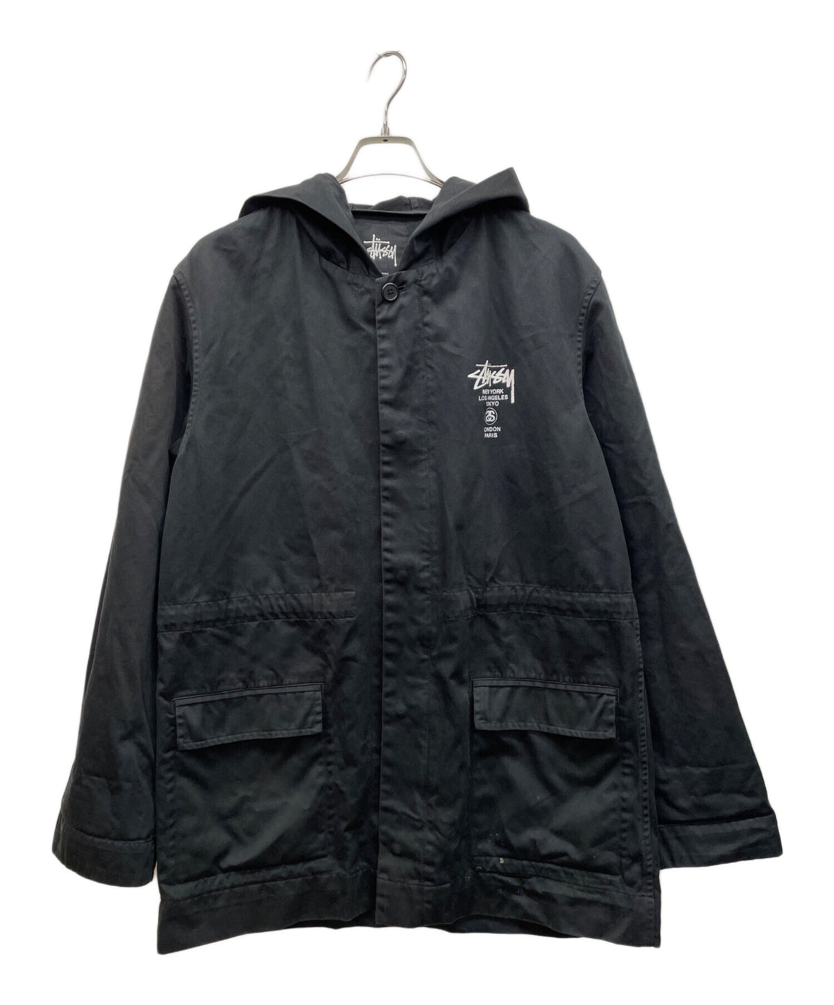 [Pre-owned] stussy 10's STUSSY WORLD TOUR FIELD PARKA TYPE COAT Hooded Coat