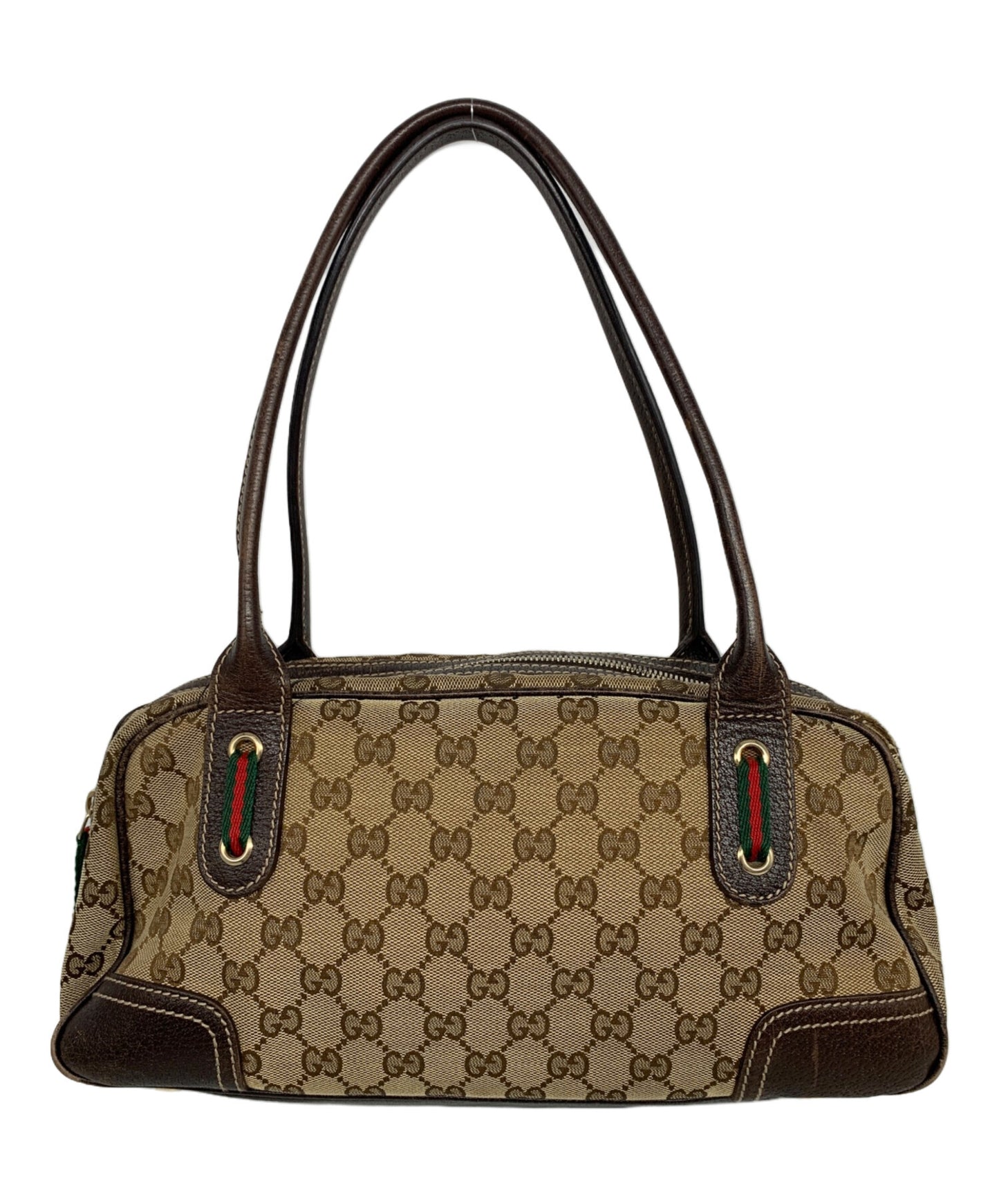 [Pre-owned] GUCCI Chery Line Printhie GG Canvas Bag 161720