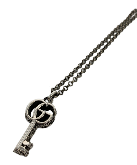 [Pre-owned] GUCCI GG Marmont Double G Key Necklace